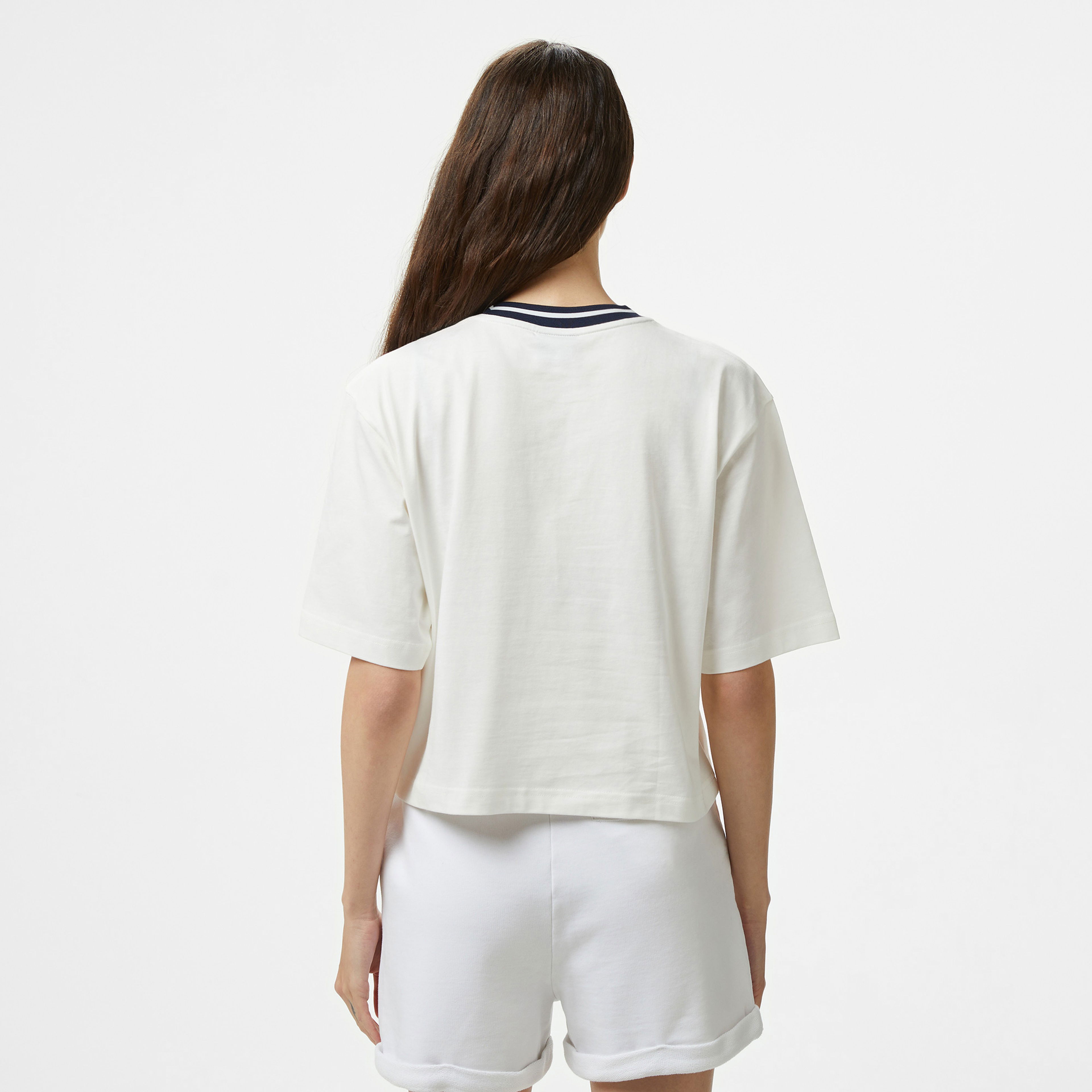 Emporio Armani Gymnasium Kadın Beyaz T-Shirt