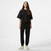 Emporio Armani Raglan Bloklu Kadın Siyah Crop T-Shirt