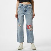 Tommy Hilfiger Patchwork Kadın Mavi Pantolon