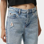 Tommy Hilfiger Patchwork Kadın Mavi Pantolon