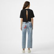 Tommy Hilfiger Patchwork Kadın Mavi Pantolon