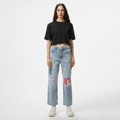 Tommy Hilfiger Patchwork Kadın Mavi Pantolon