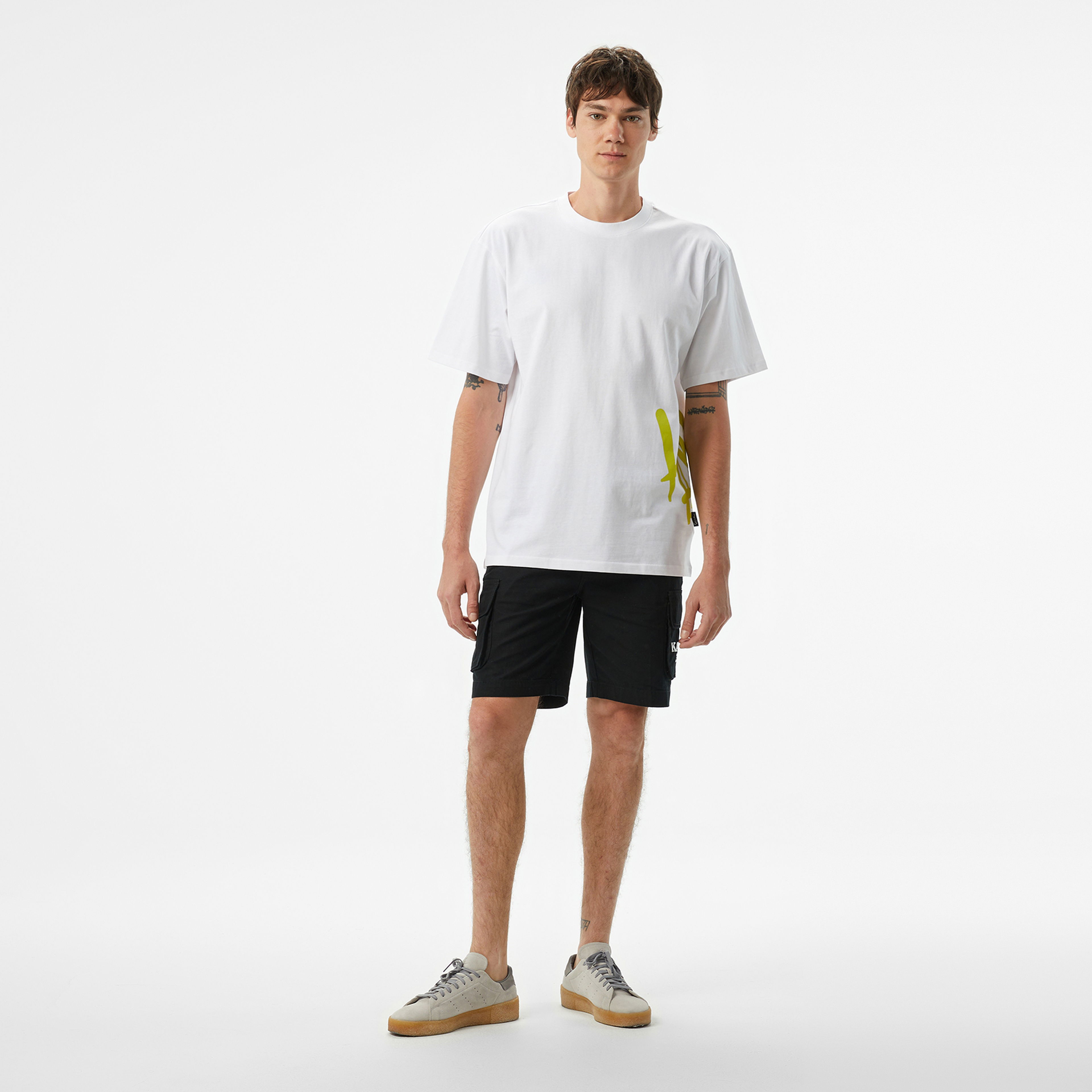 Karl Kani Woven Signature Erkek Siyah T-Shirt