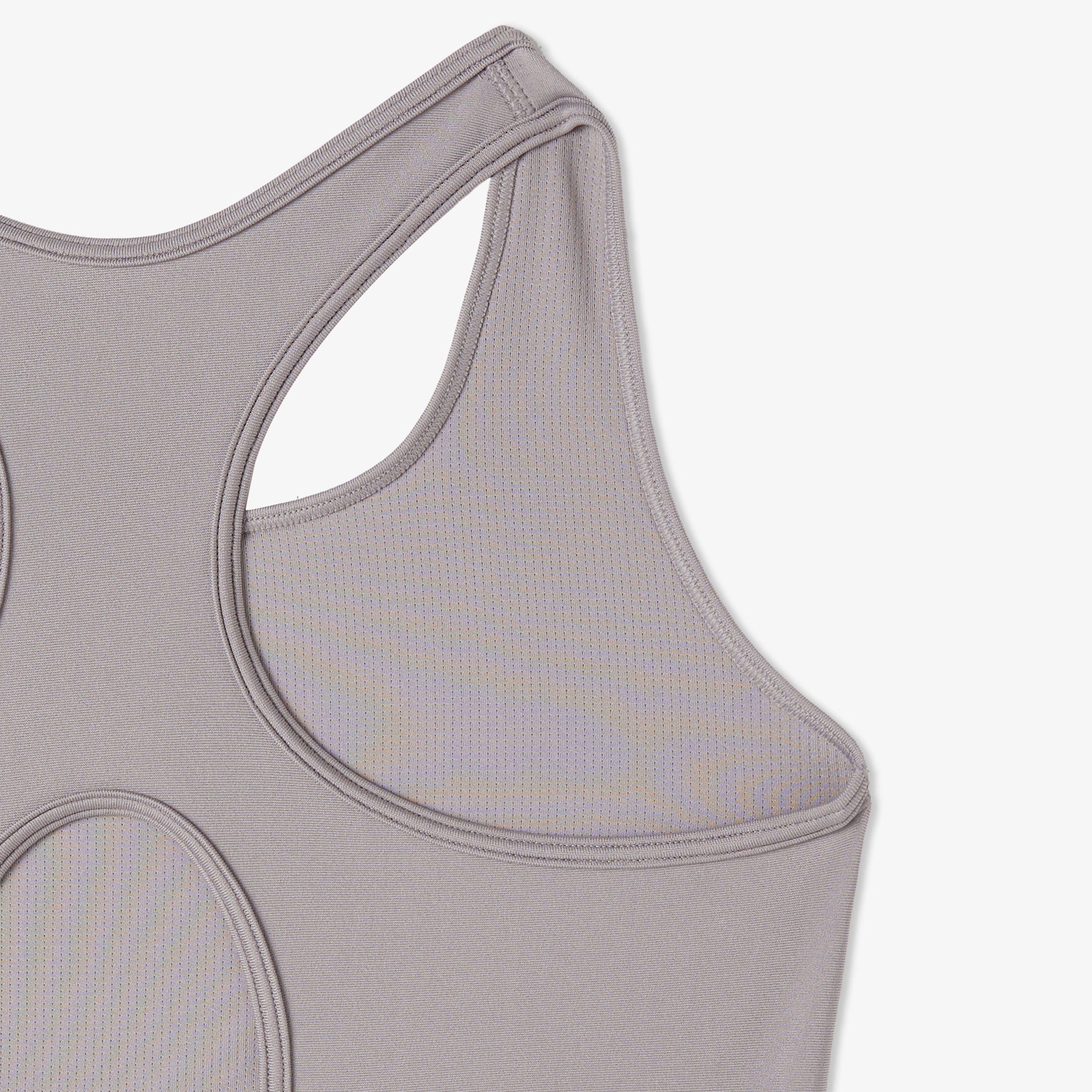 Under Armour HG Mid Branded Kadın Gri Spor Sütyeni