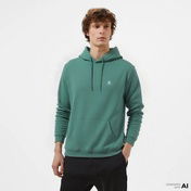 Converse Converse Go-To Embroidered Star Chevron Standard-Fit Pullover Unisex Yeşil Sweatshirt