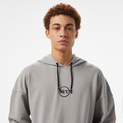 UNITED4 Motto Erkek Gri Hoodie