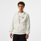 UNITED4 Motto Erkek Beyaz Hoodie