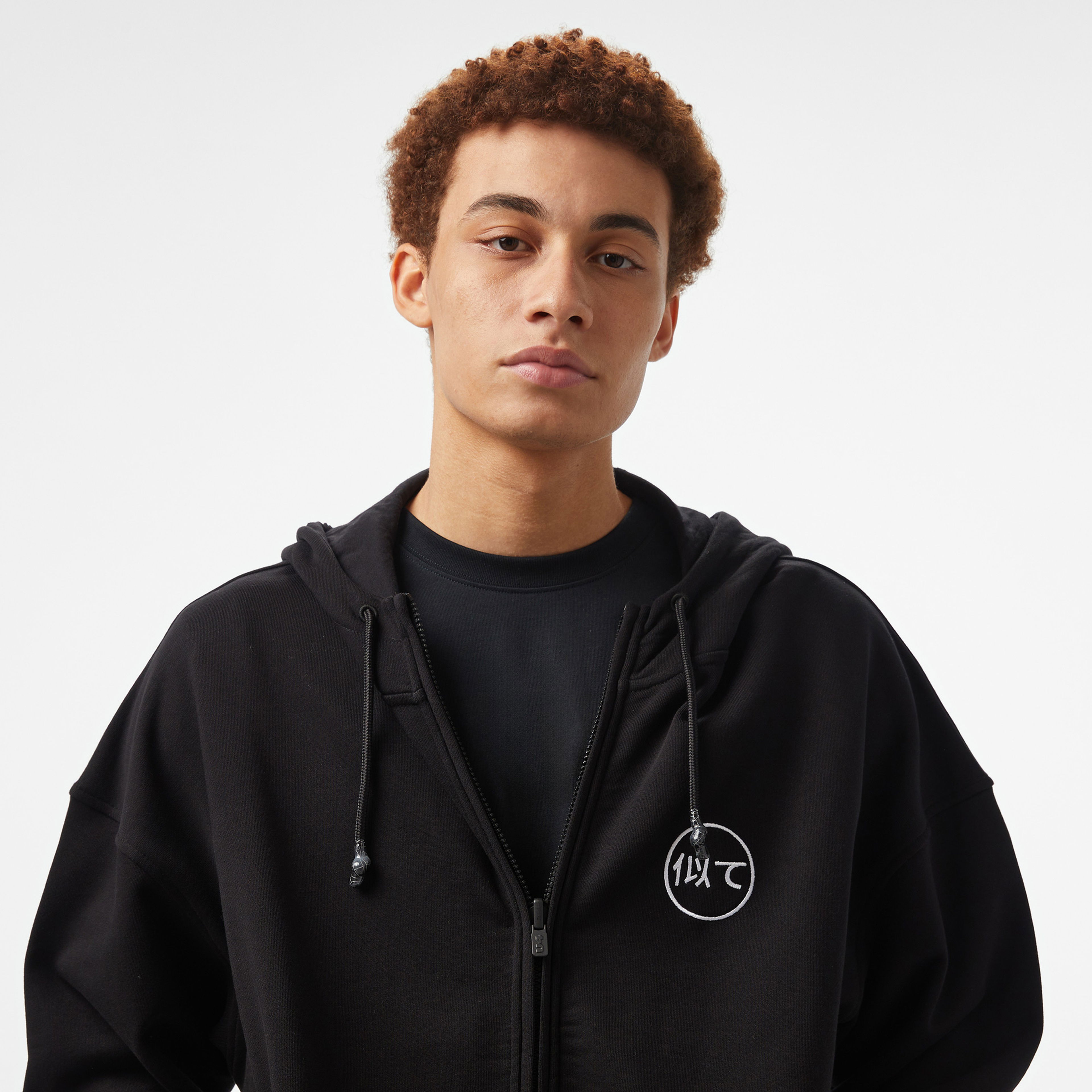 UNITED4 Erkek Siyah Oversize T-Shirt