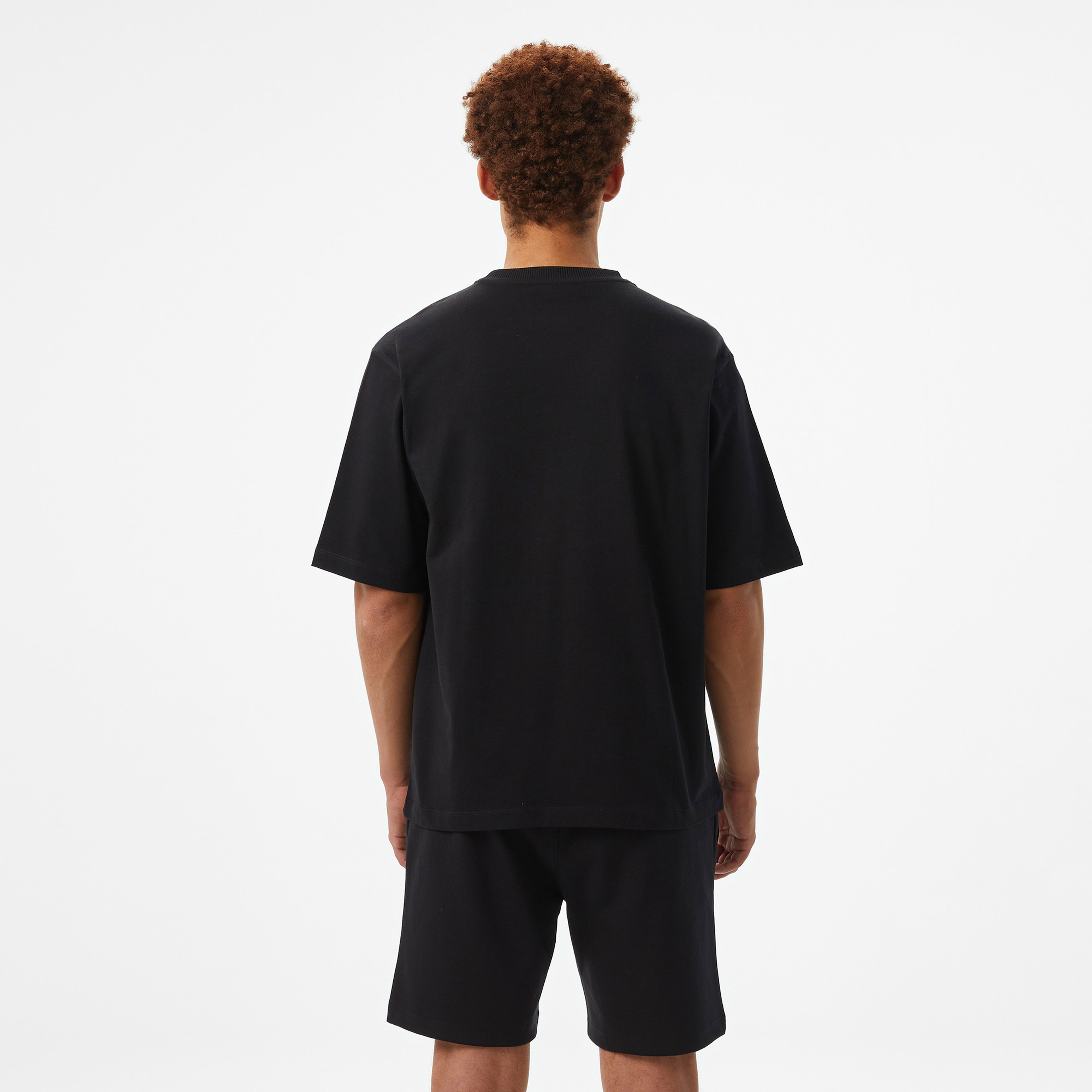 UNITED4 Comfort Erkek Siyah T-Shirt