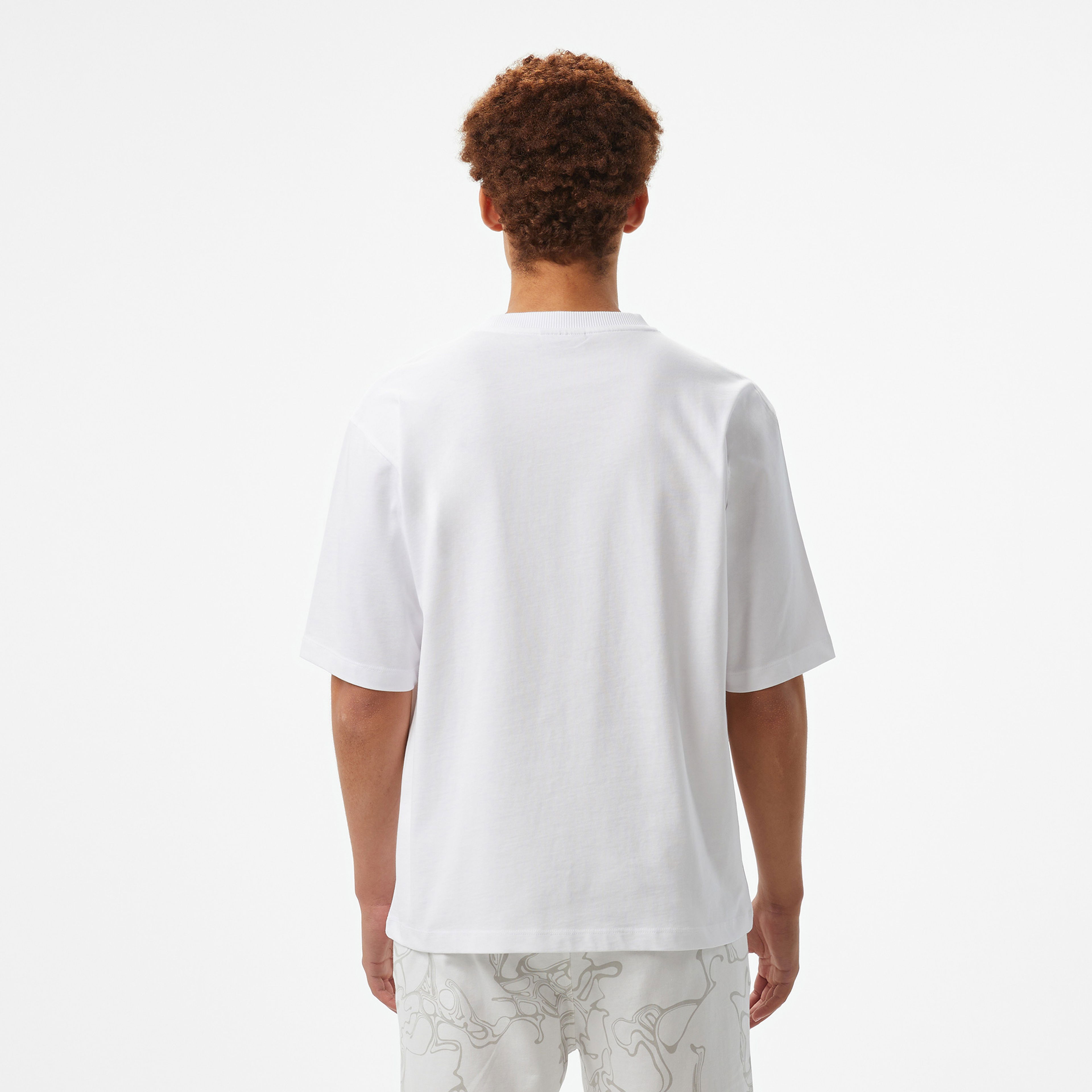 UNITED4 Comfort Erkek Beyaz T-Shirt