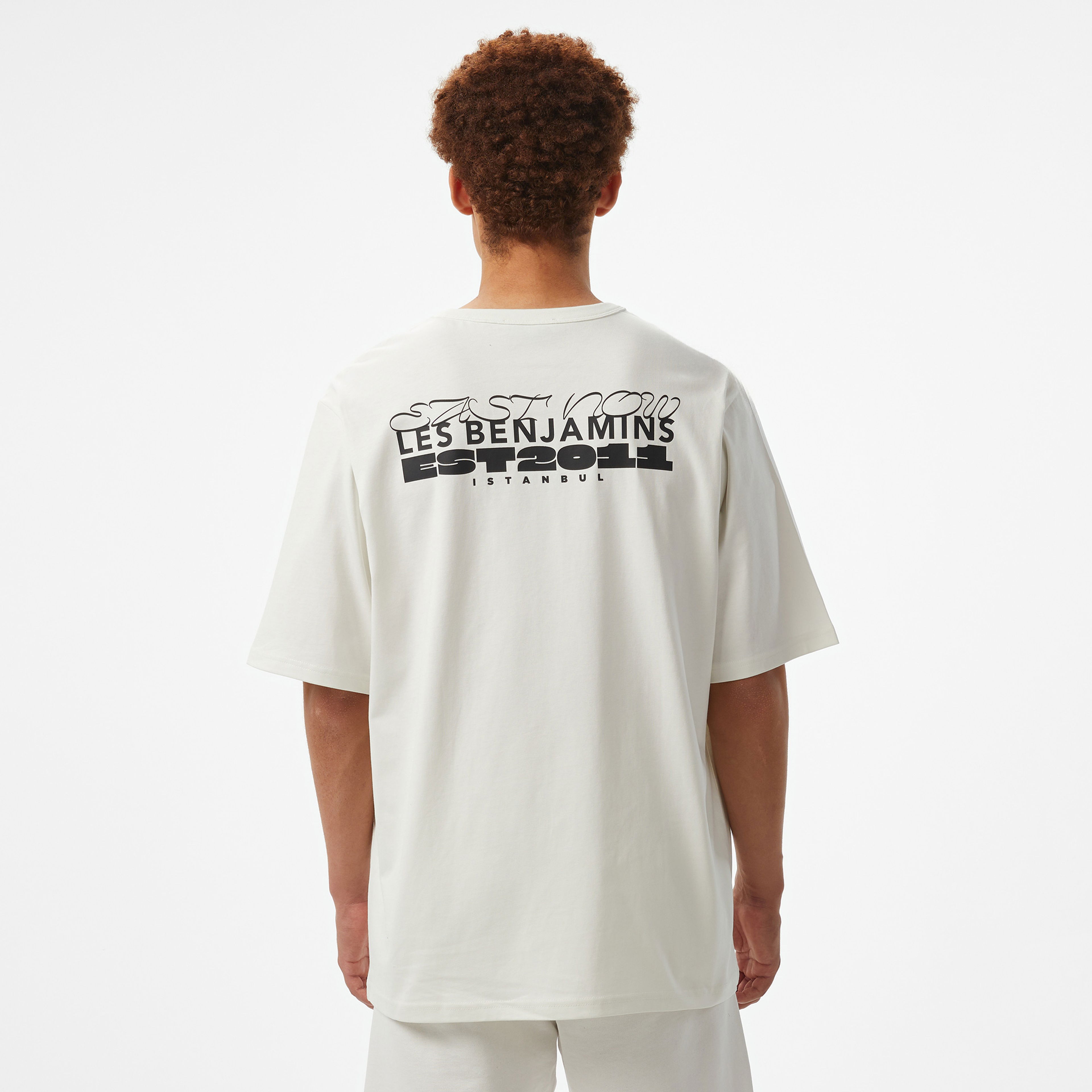 Les Benjamins Classic Erkek Beyaz T-Shirt