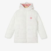 Skechers G Outerwear Padded Çocuk Beyaz Ceket