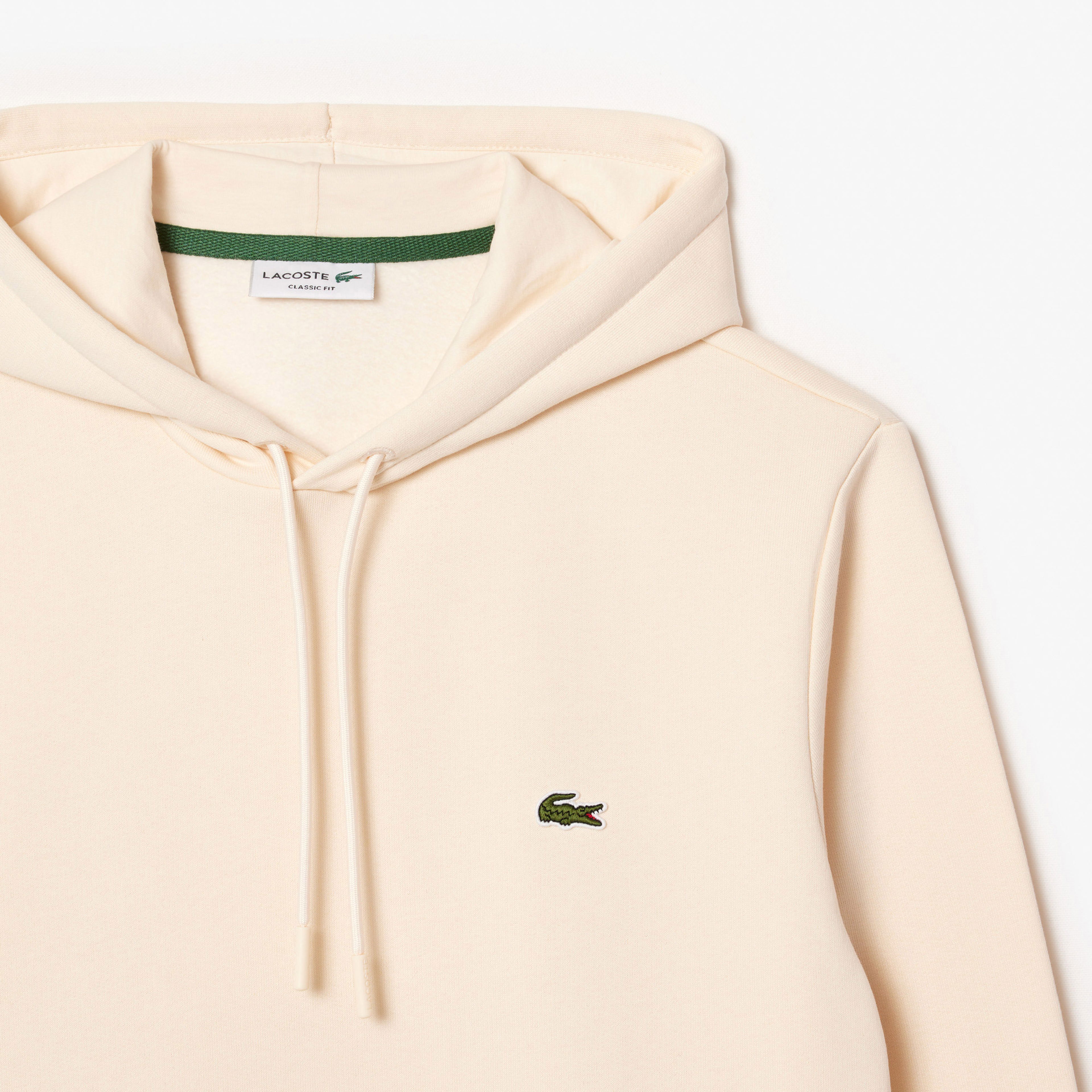 Lacoste Classic Erkek Krem Sweatshirt