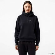 Converse Classic Kadın Siyah Yarım Fermuarlı Hoodie