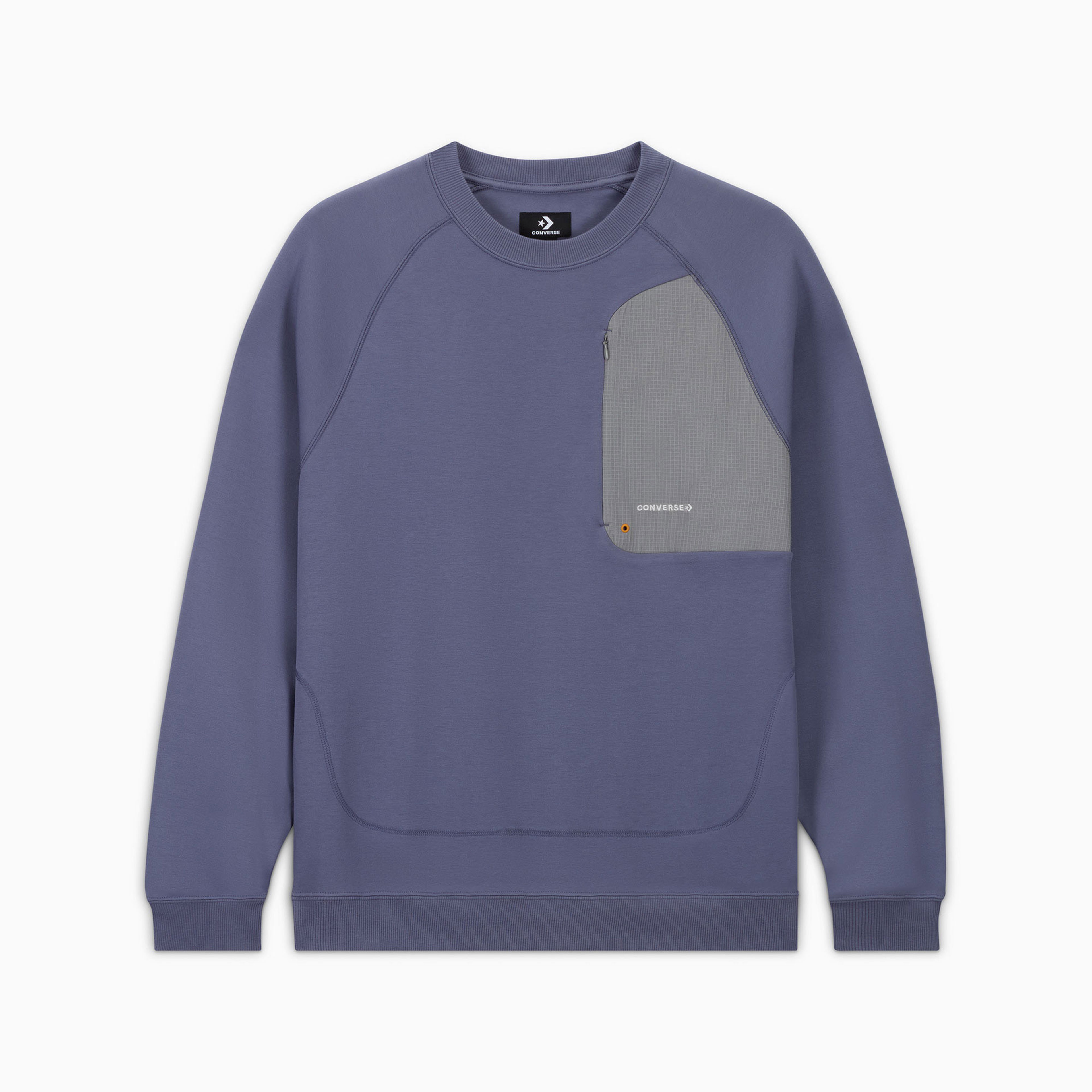 Converse Classic Erkek Loose Fit Mor Sweatshirt
