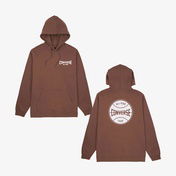 Converse Classic Erkek Grafik Baskılı Kahverengi Hoodie