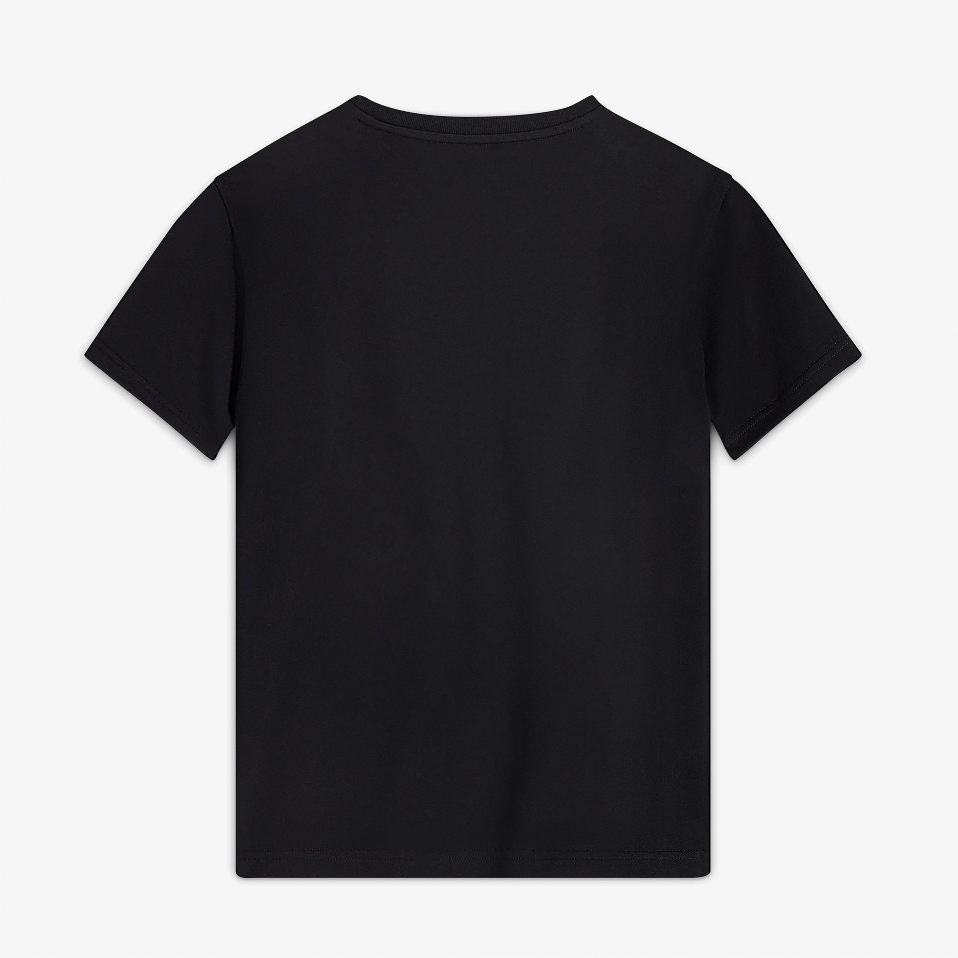 Converse High Tops Kadın Nakışlı Siyah T-Shirt