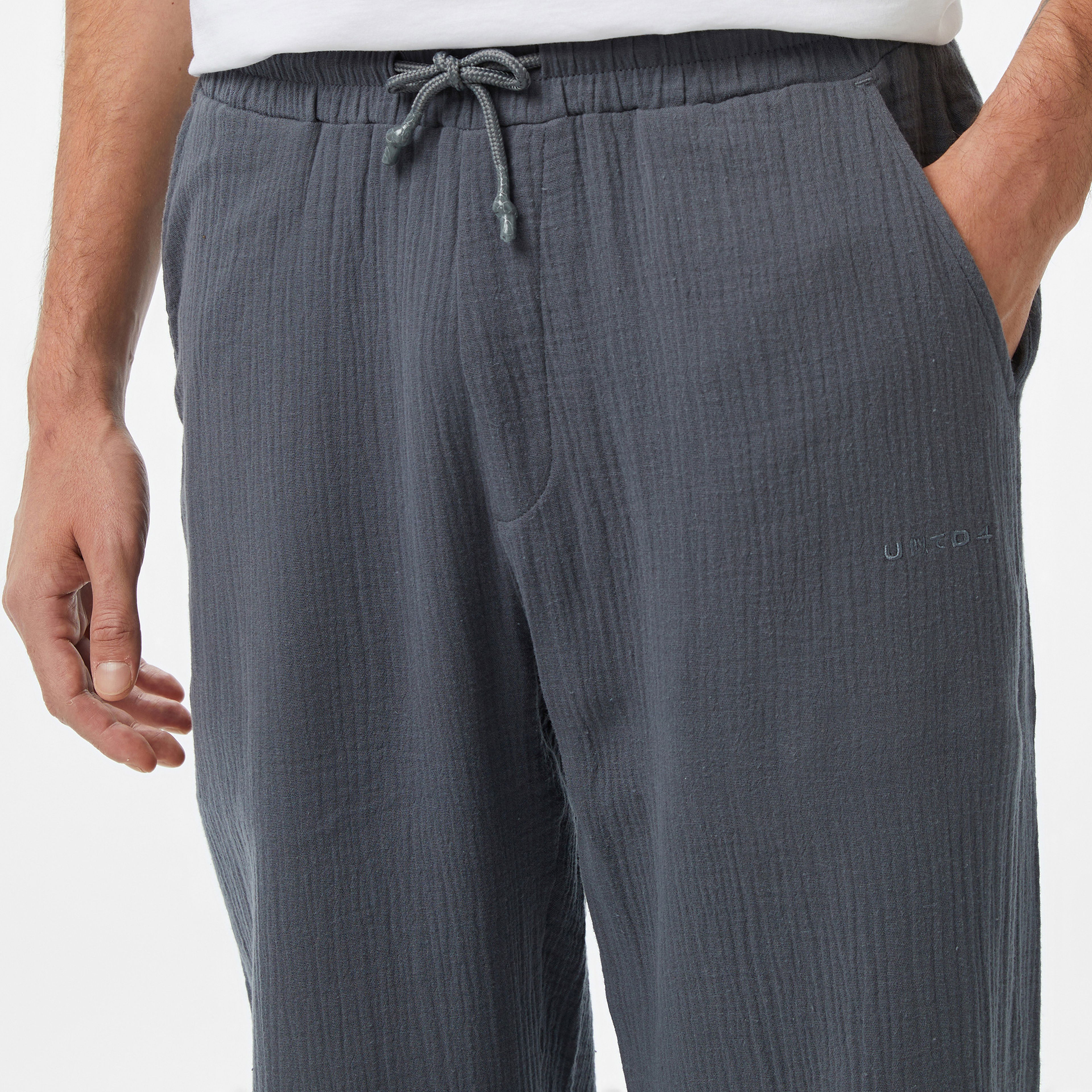 UNITED4 Comfort Erkek Gri Pantolon