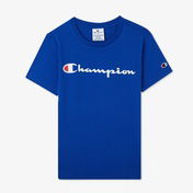 Champion Big Logo Çocuk Mavi T-Shirt
