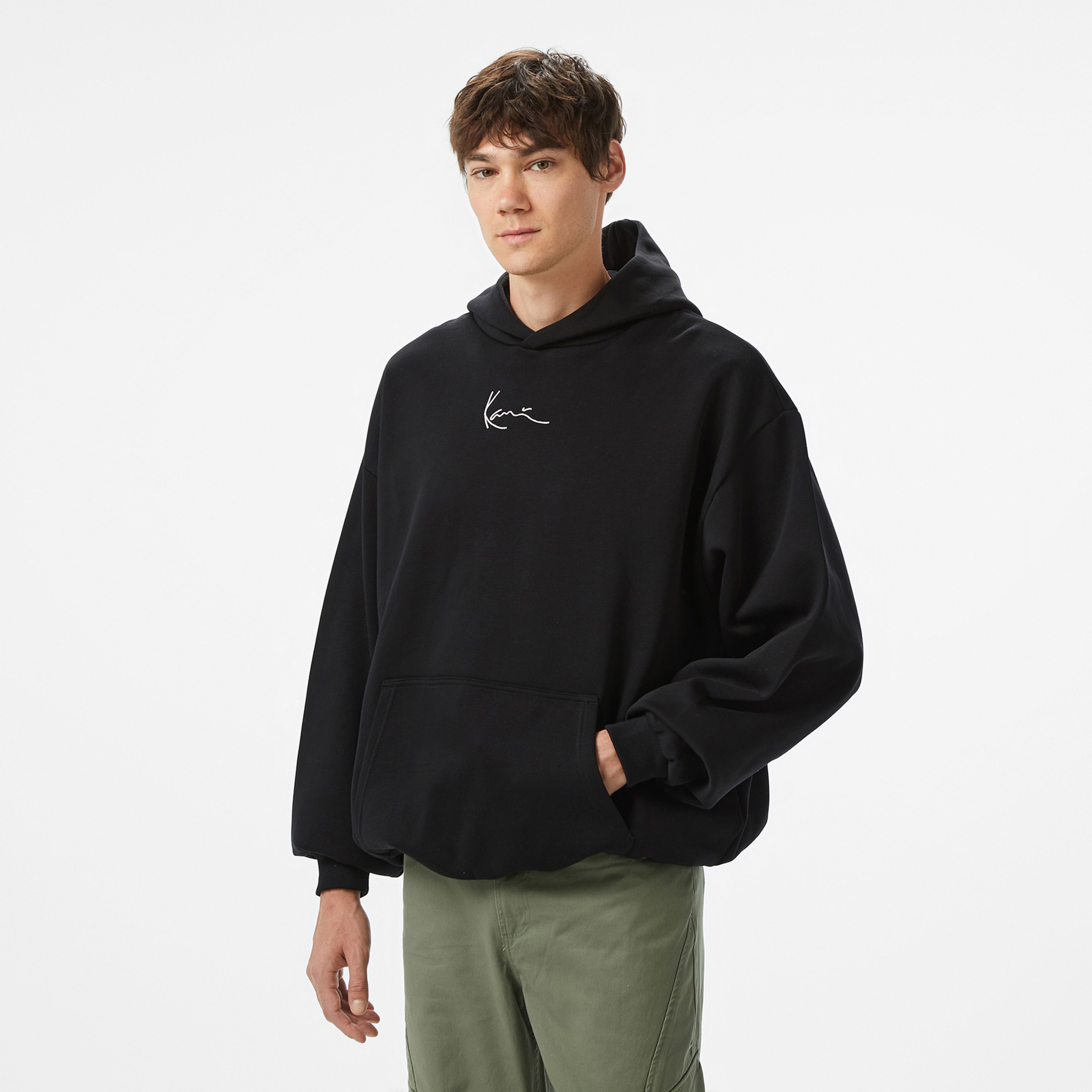 Karl Kani Small Signature Erkek Gri Hoodie