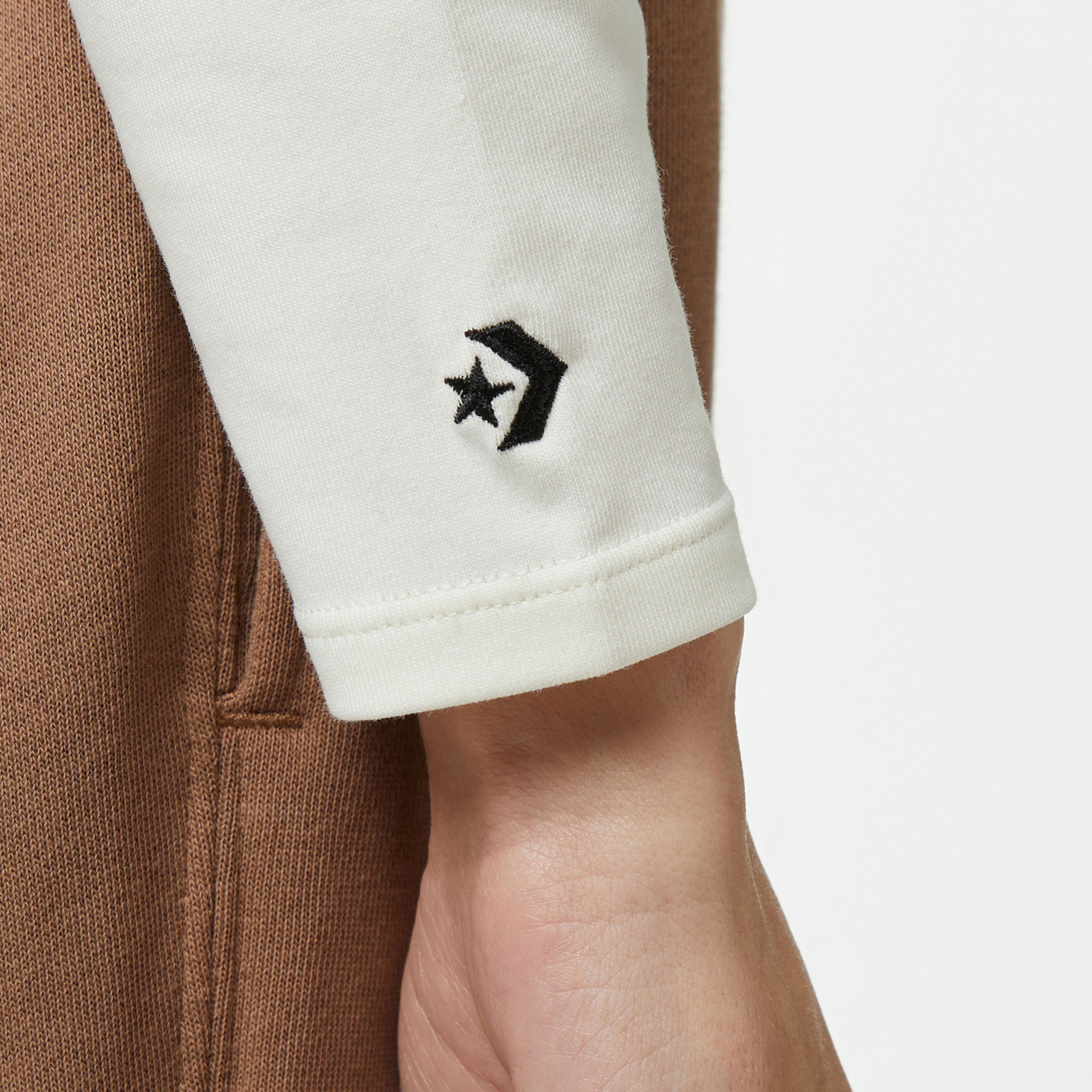 Converse Kadın Uzun Kollu Krem T-Shirt