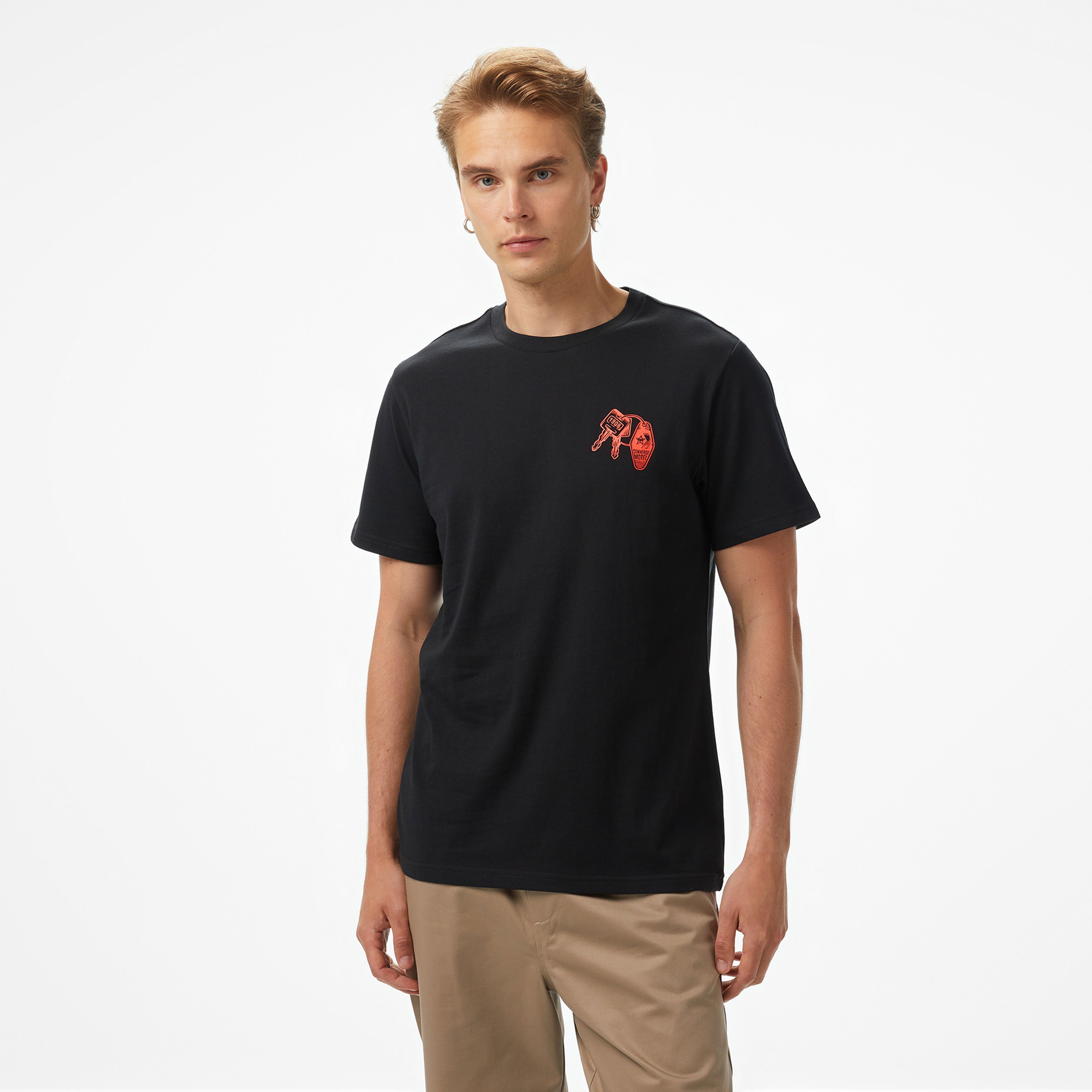 Converse Erkek Siyah T-Shirt