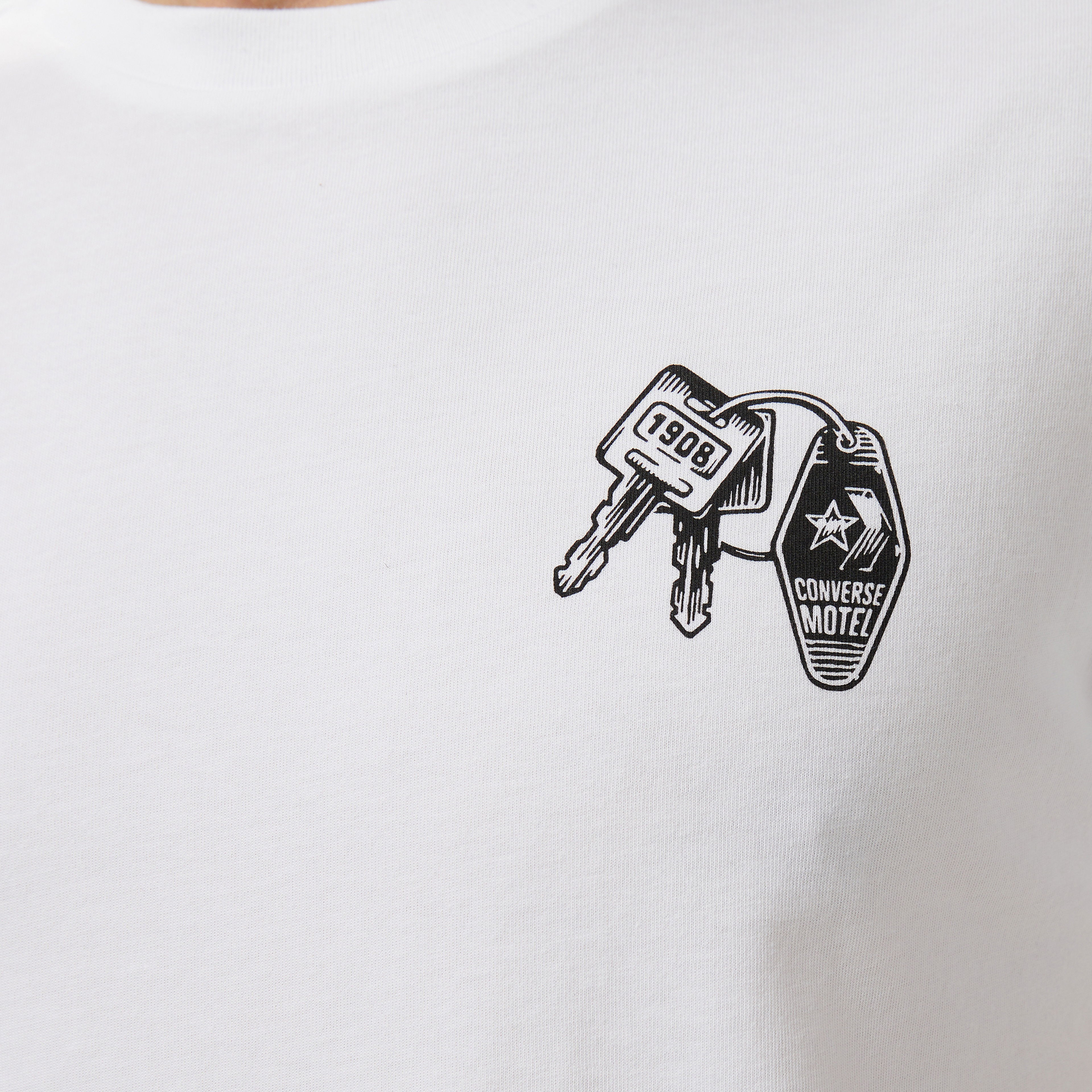 Converse Erkek Beyaz T-Shirt