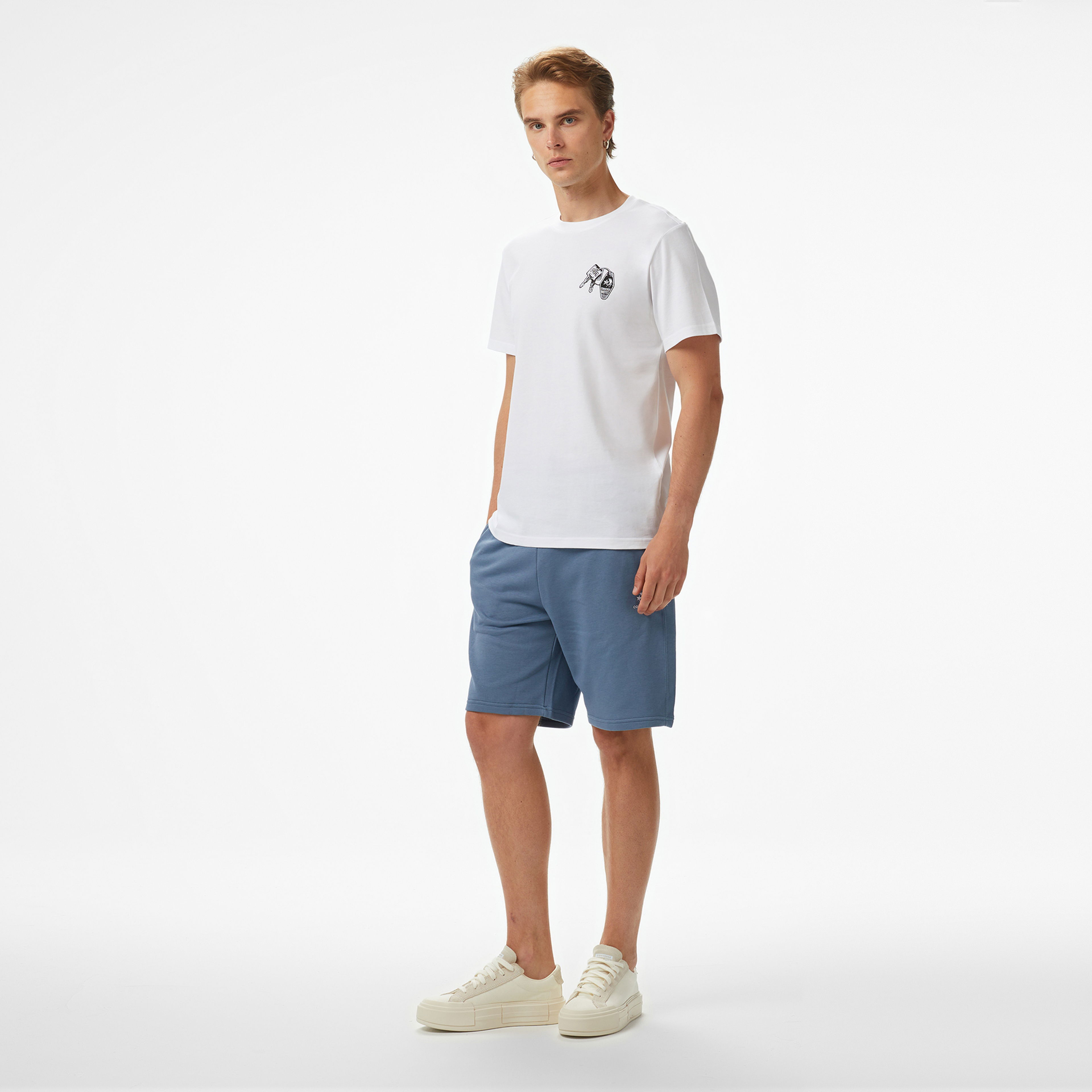 Converse Erkek Beyaz T-Shirt