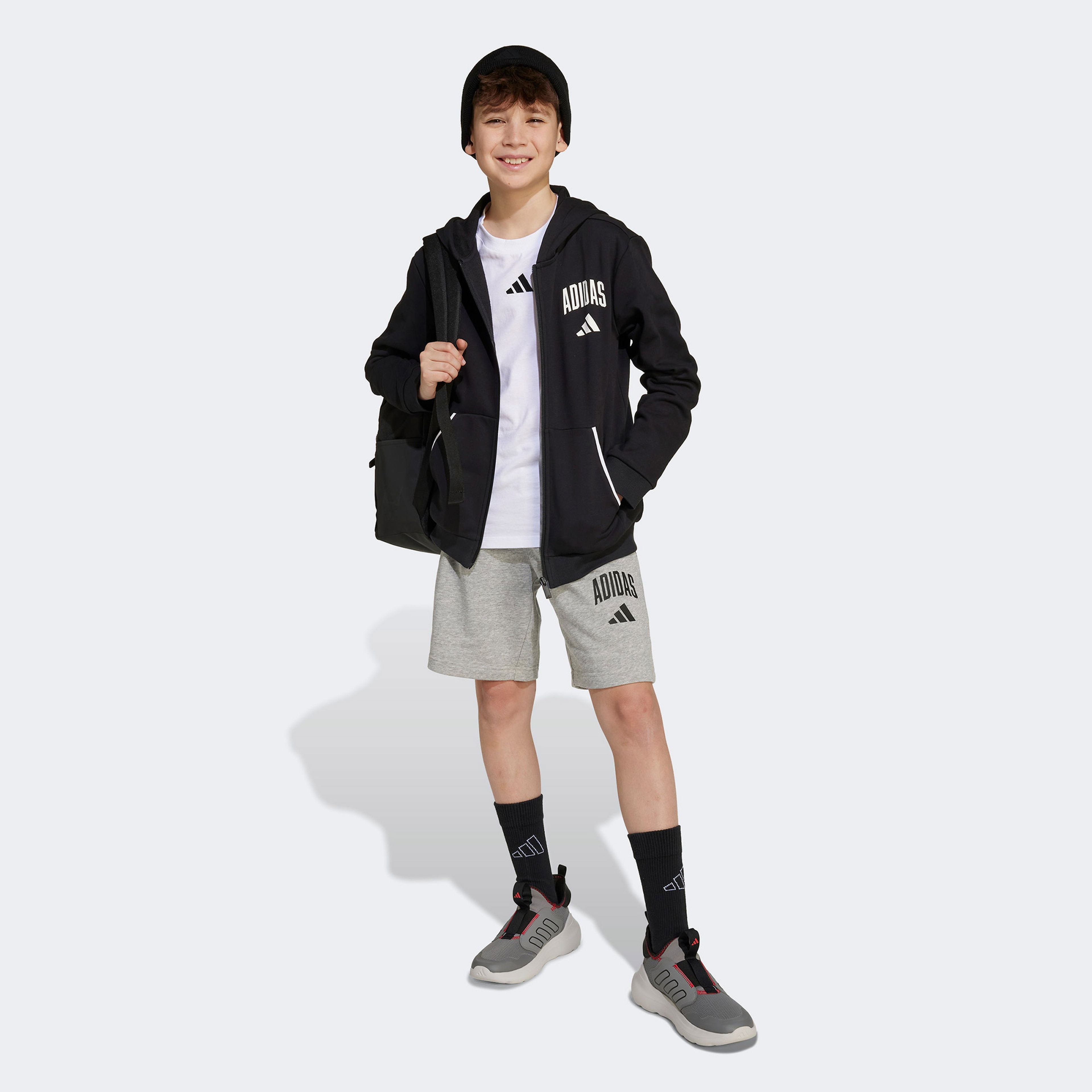 adidas Seasonal Essentials Collegiate Çocuk Siyah Ceket