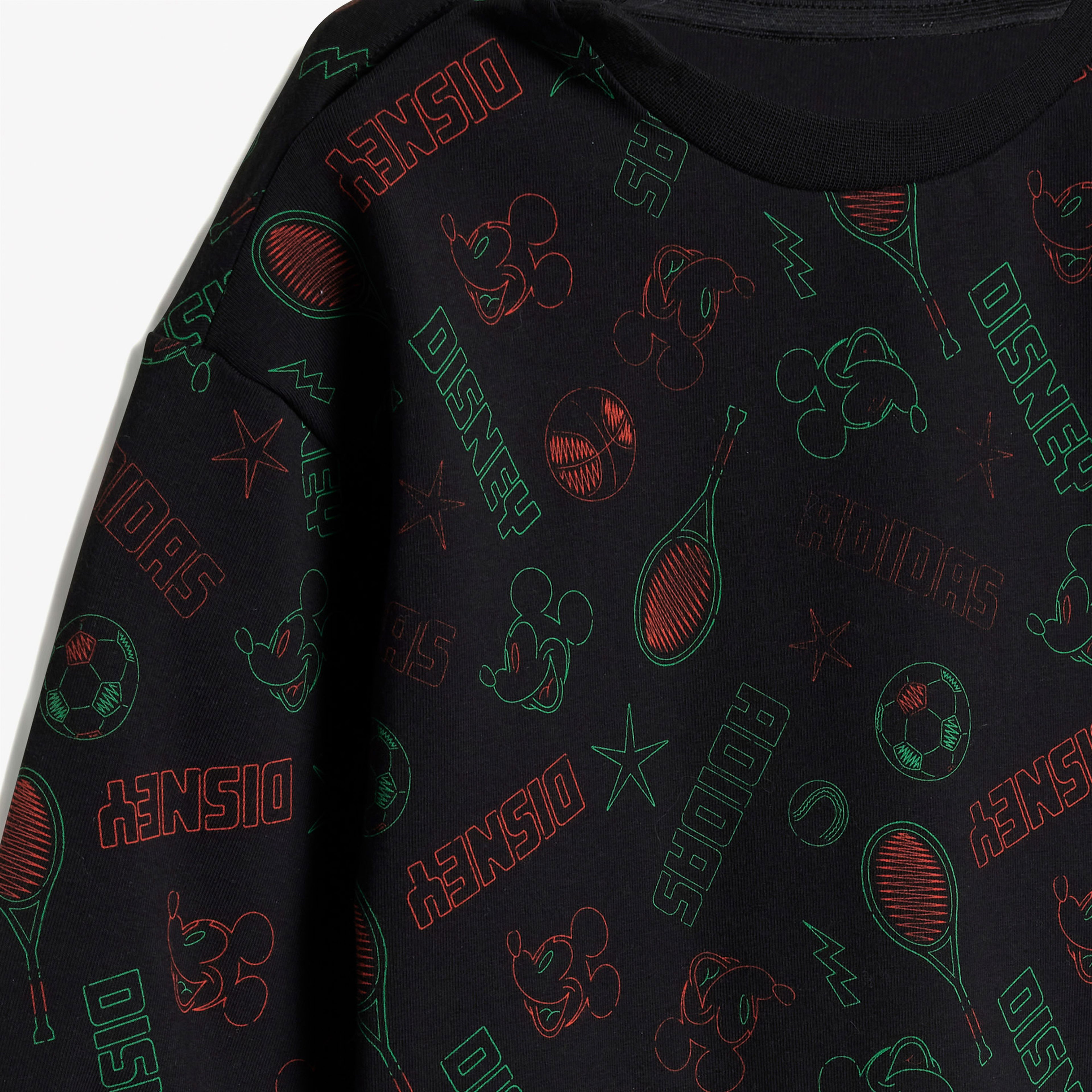 adidas Disney Mickey Mouse Çocuk Siyah Eşofman Takımı