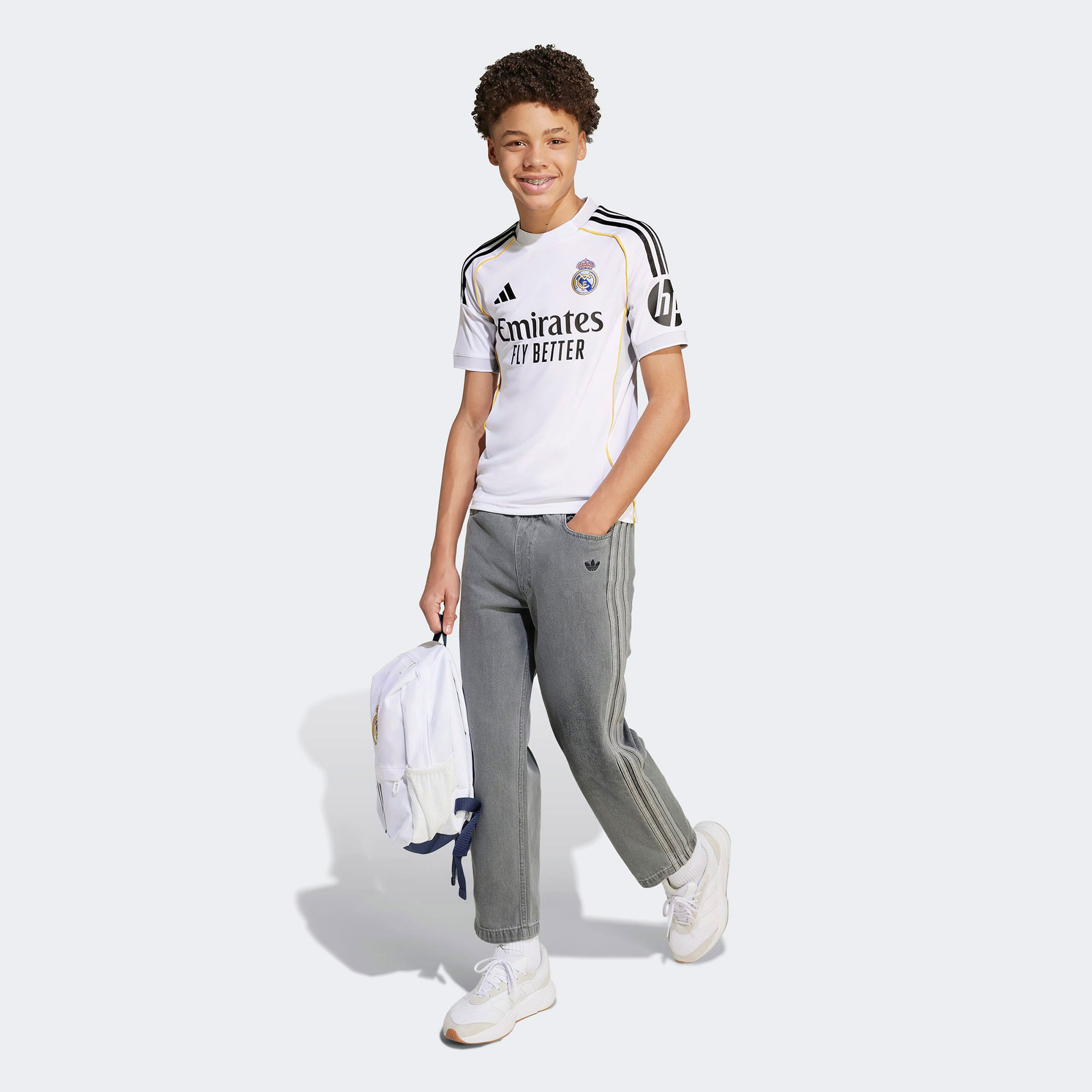 adidas Real Madrid Fc Çocuk Beyaz Forma