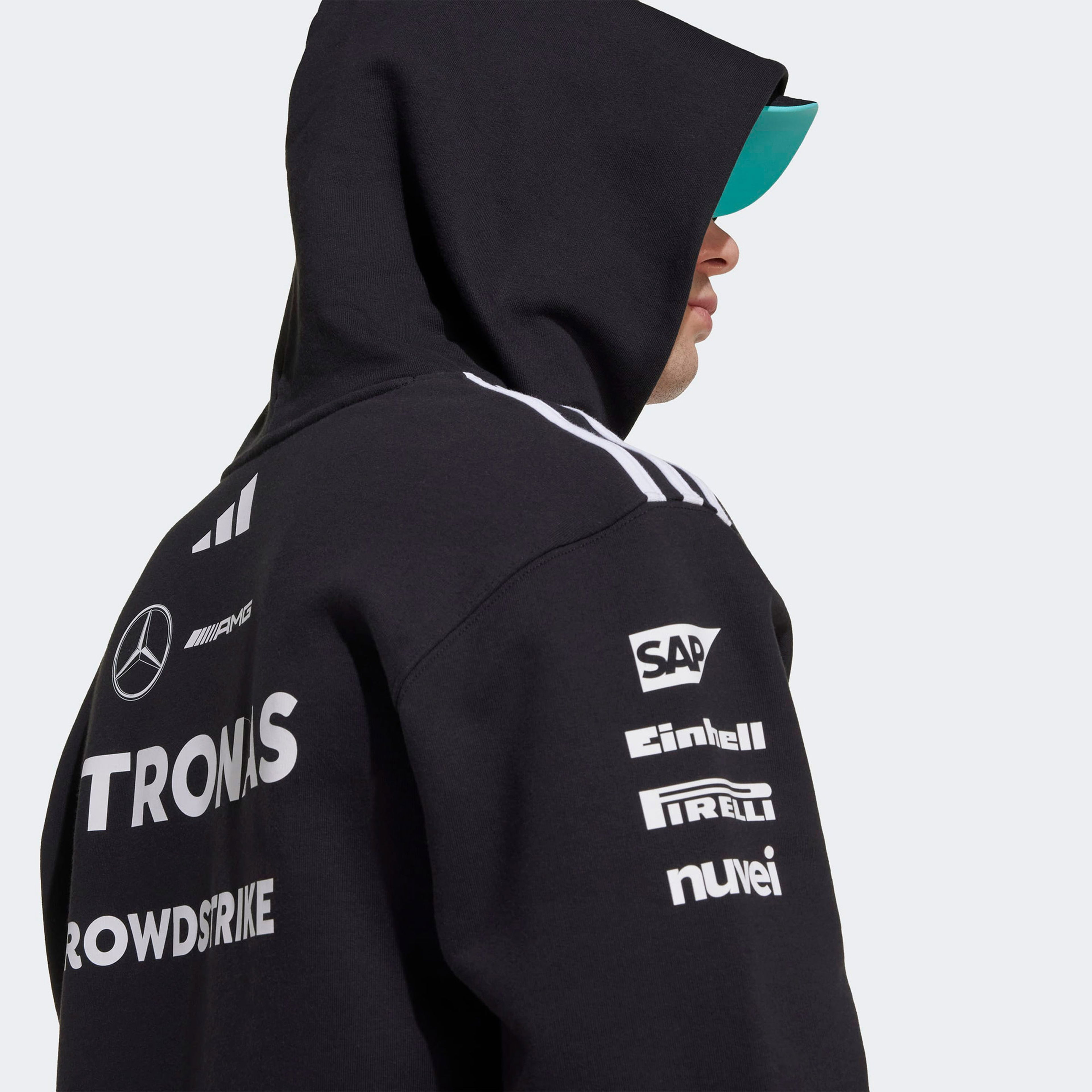 adidas Mer Tm Hood M Erkek Siyah Sweatshirt