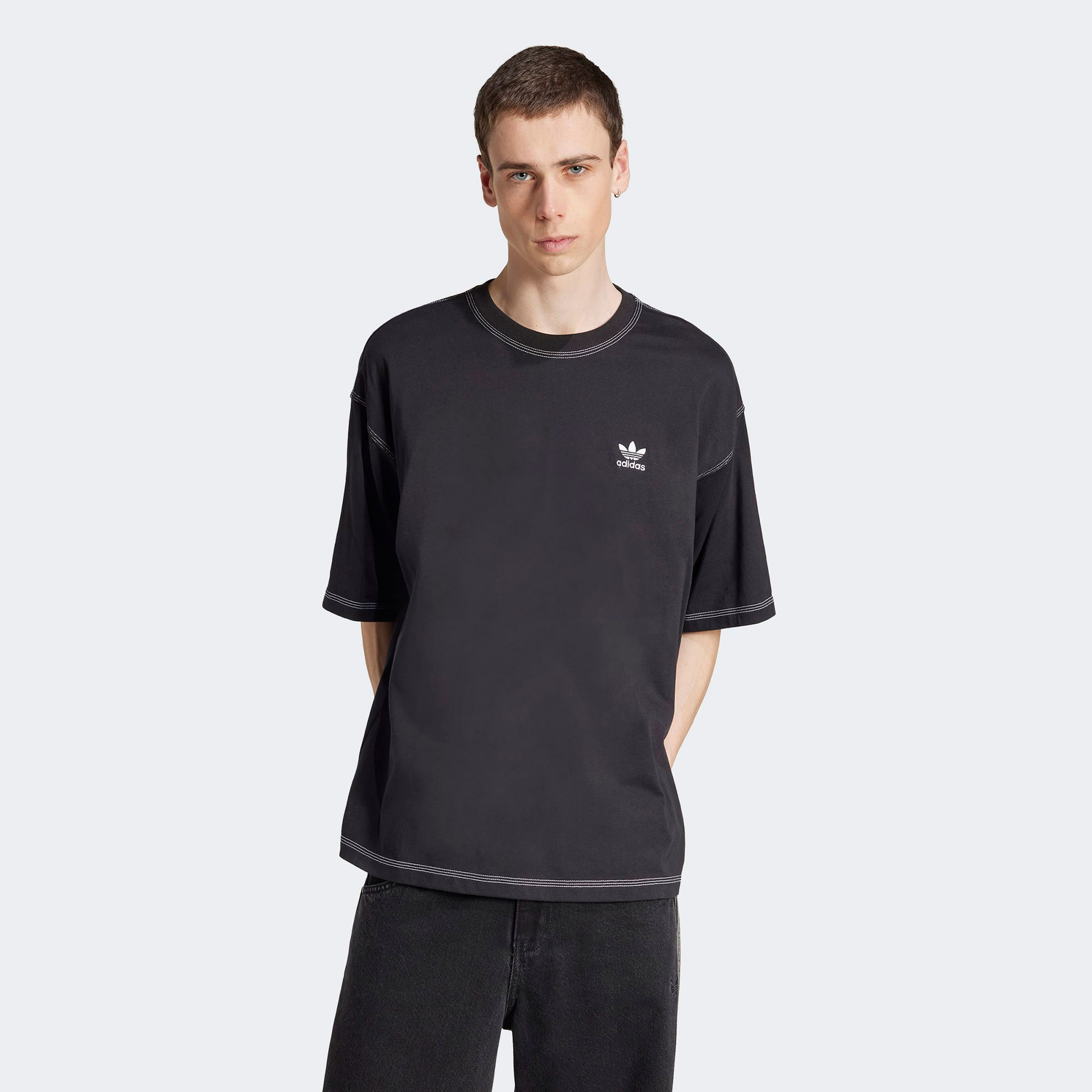 adidas Essential Erkek Siyah T-Shirt