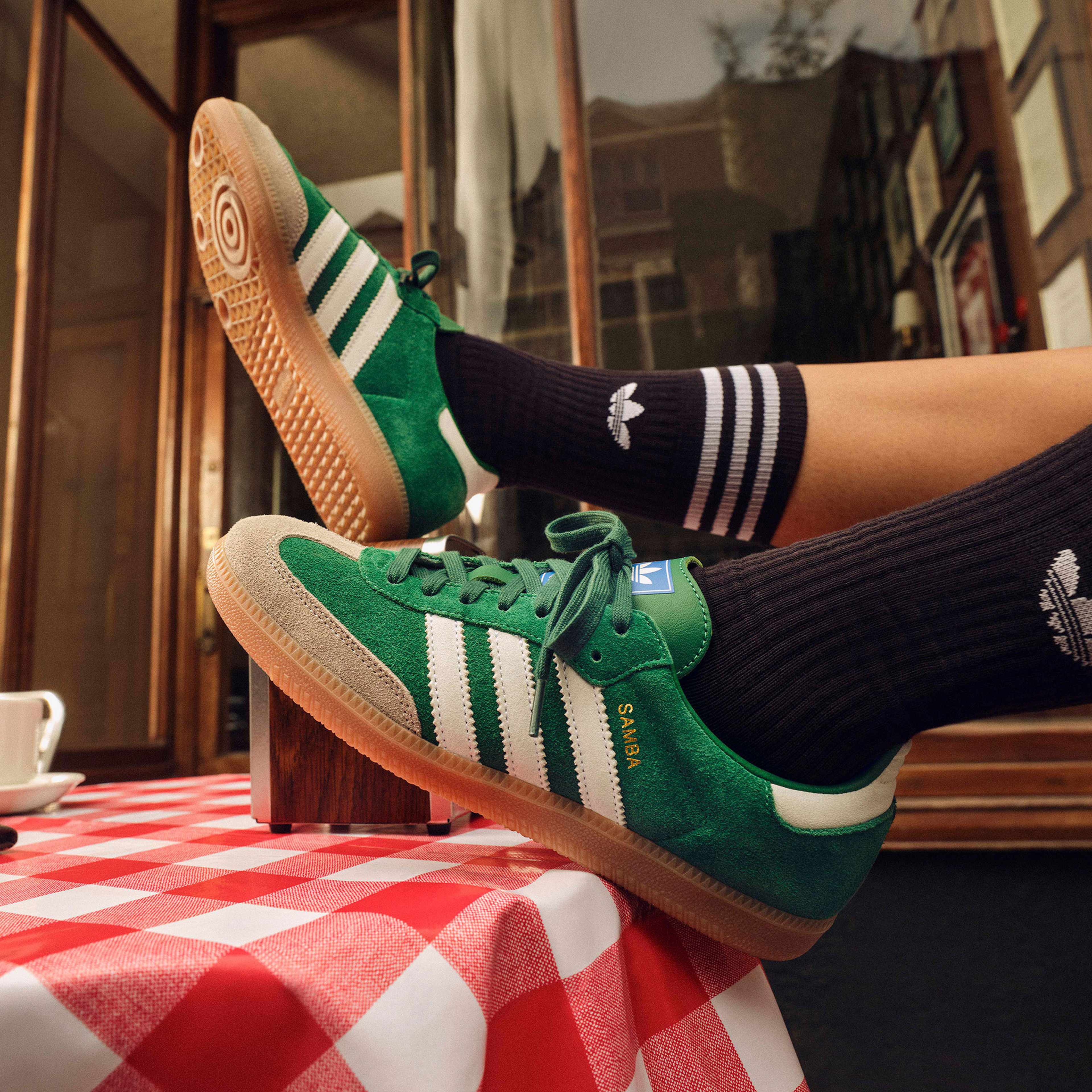adidas Samba Og Erkek Yeşil Spor Ayakkabı
