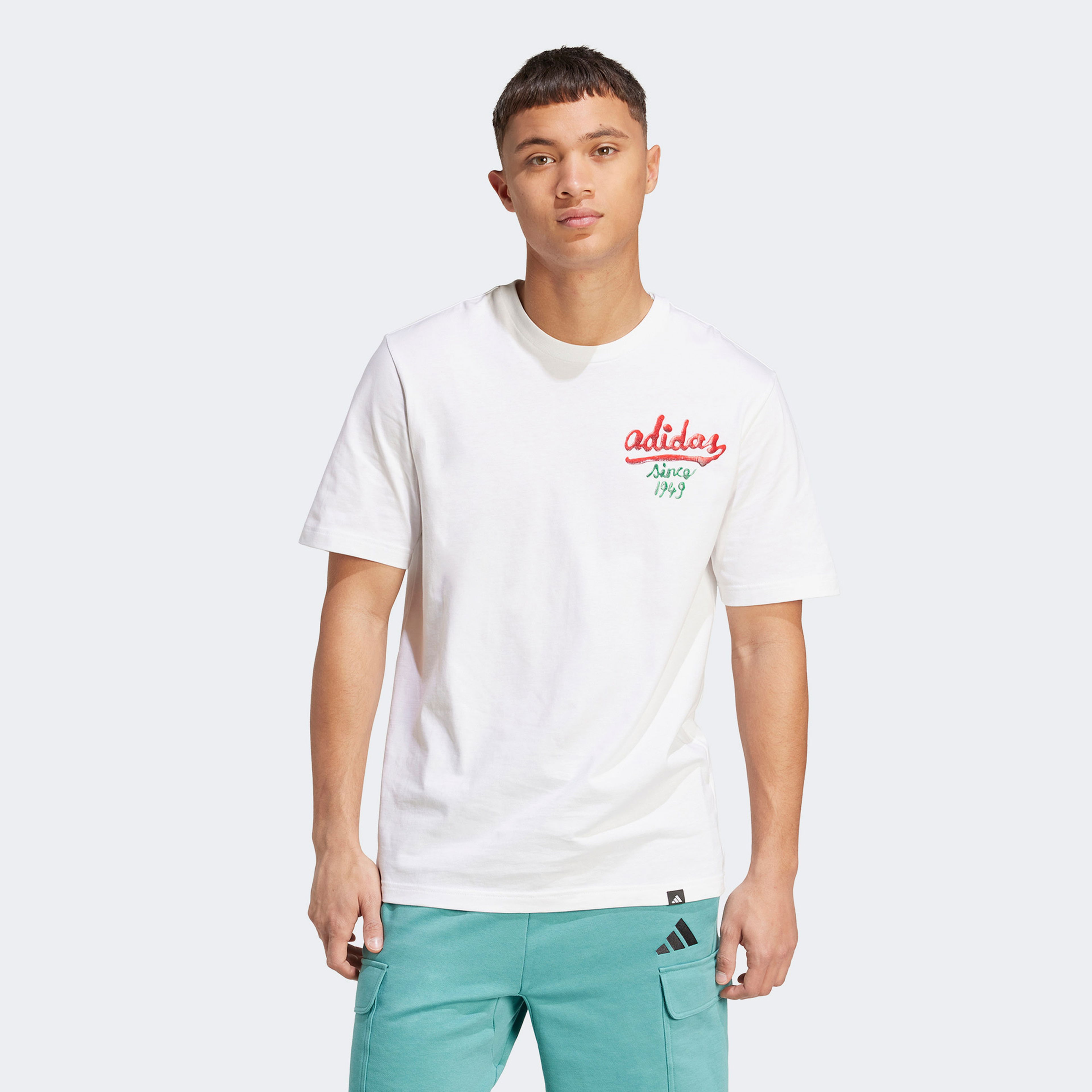 adidas M Sauce Erkek Beyaz T-Shirt