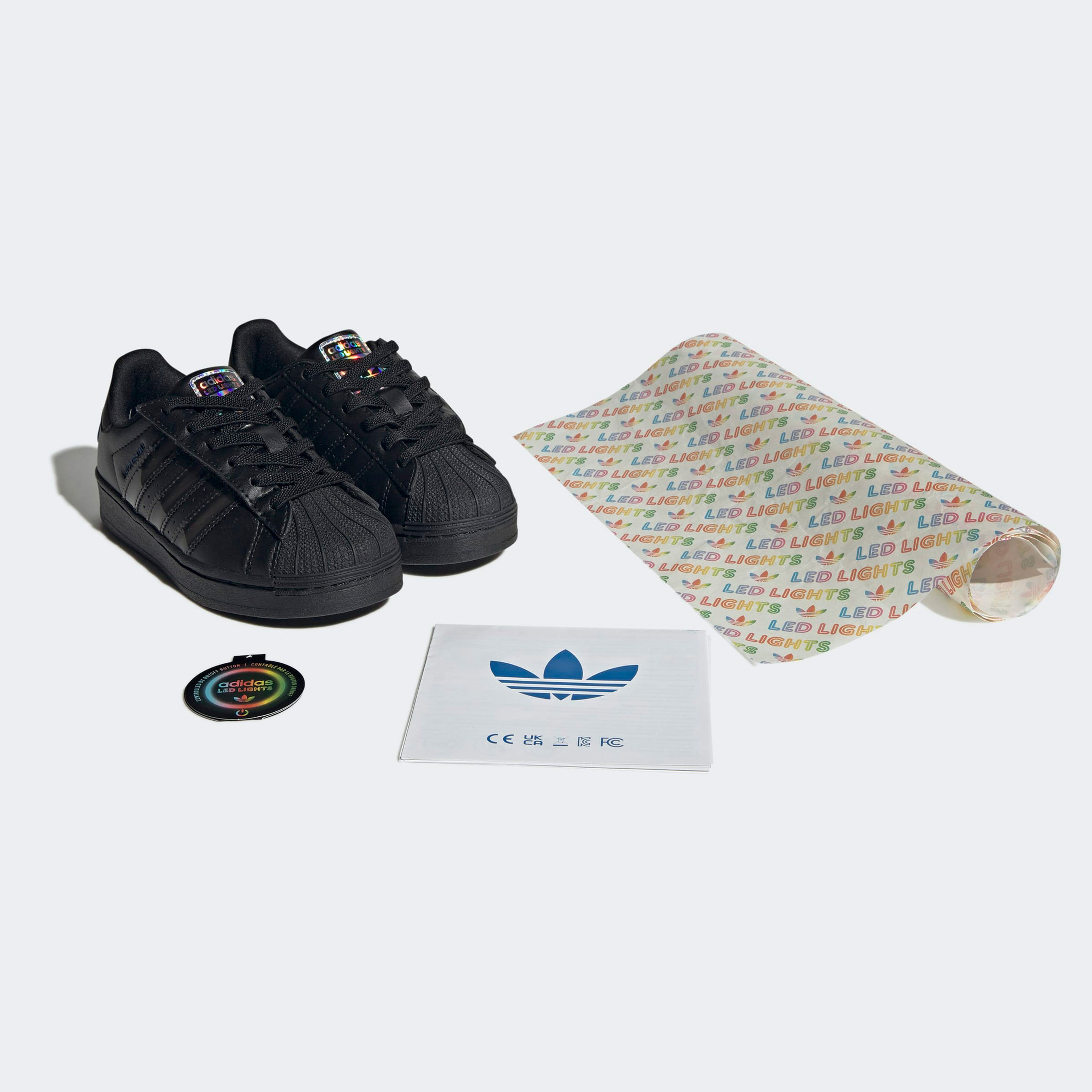 adidas Superstar Led Lights Cf El C Çocuk Siyah Spor Ayakkabı