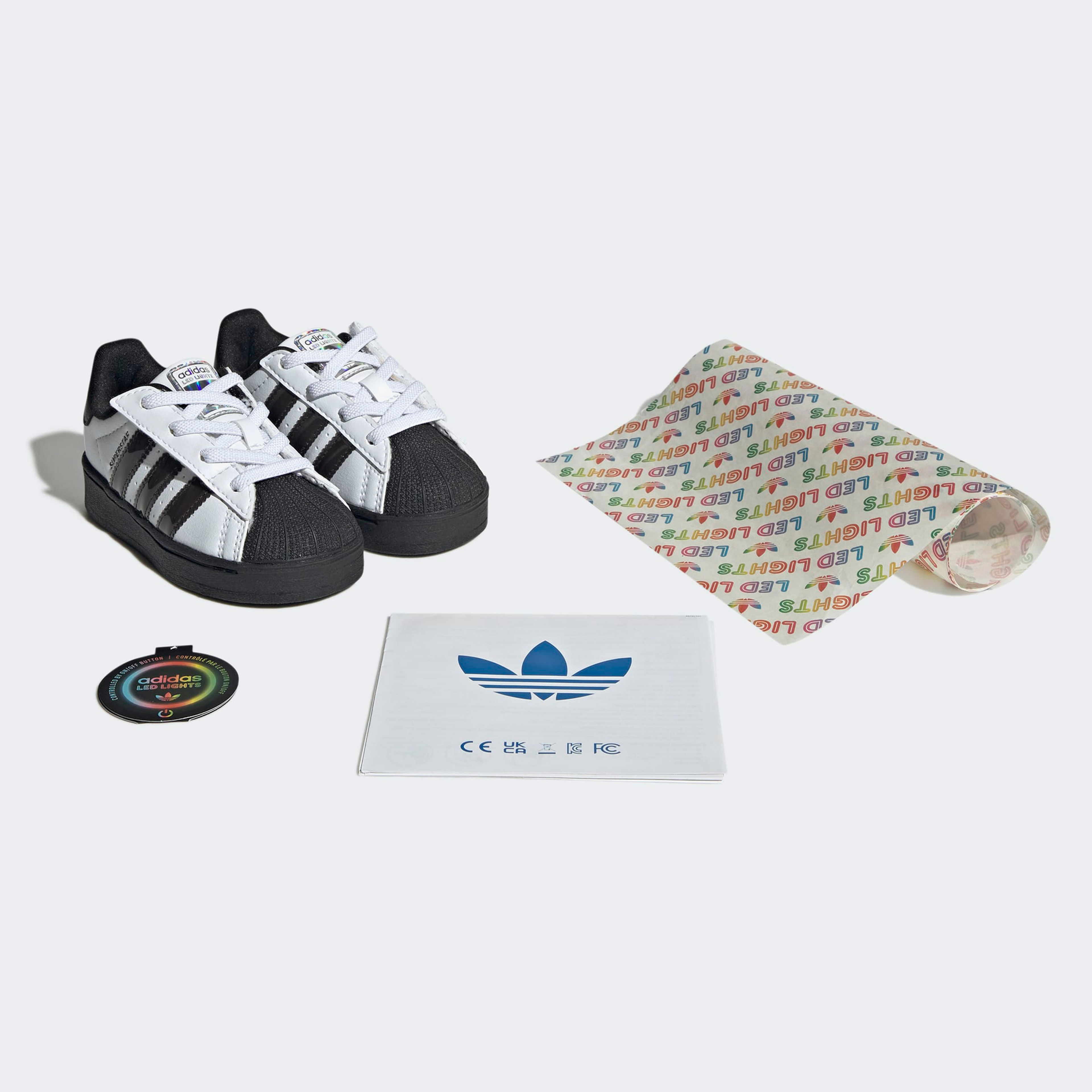 adidas Superstar Led Lights Cf El I Çocuk Beyaz Spor Ayakkabı