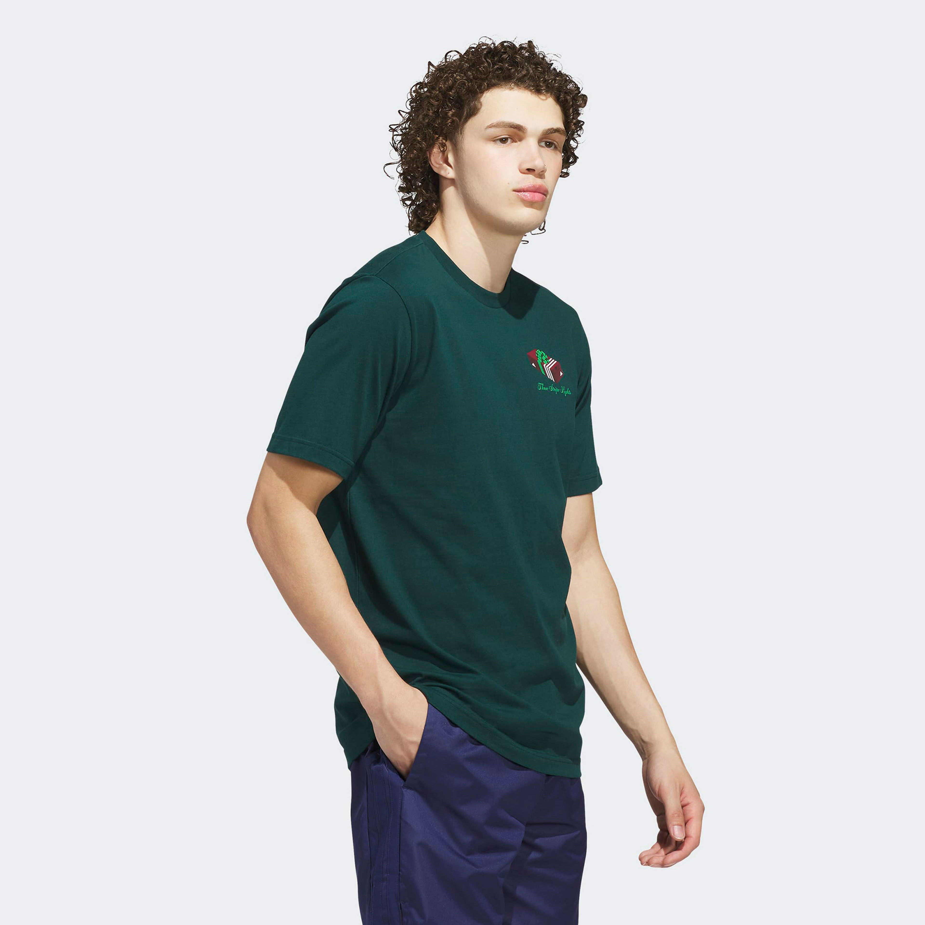 adidas M Hldy Gftbox T Erkek Yeşil T-Shirt