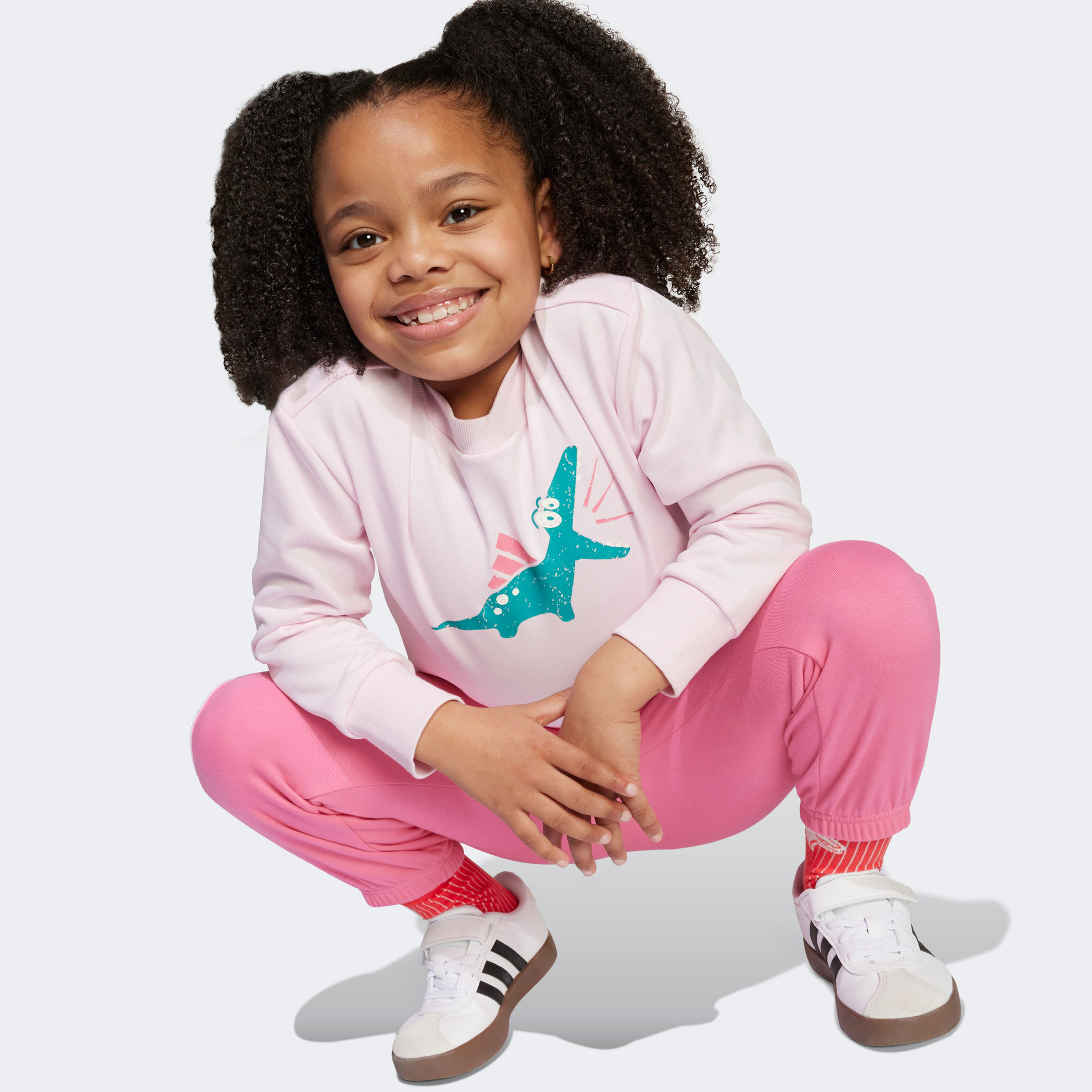 adidas Adiraptor Set Çocuk Pembe Eşofman Takımı