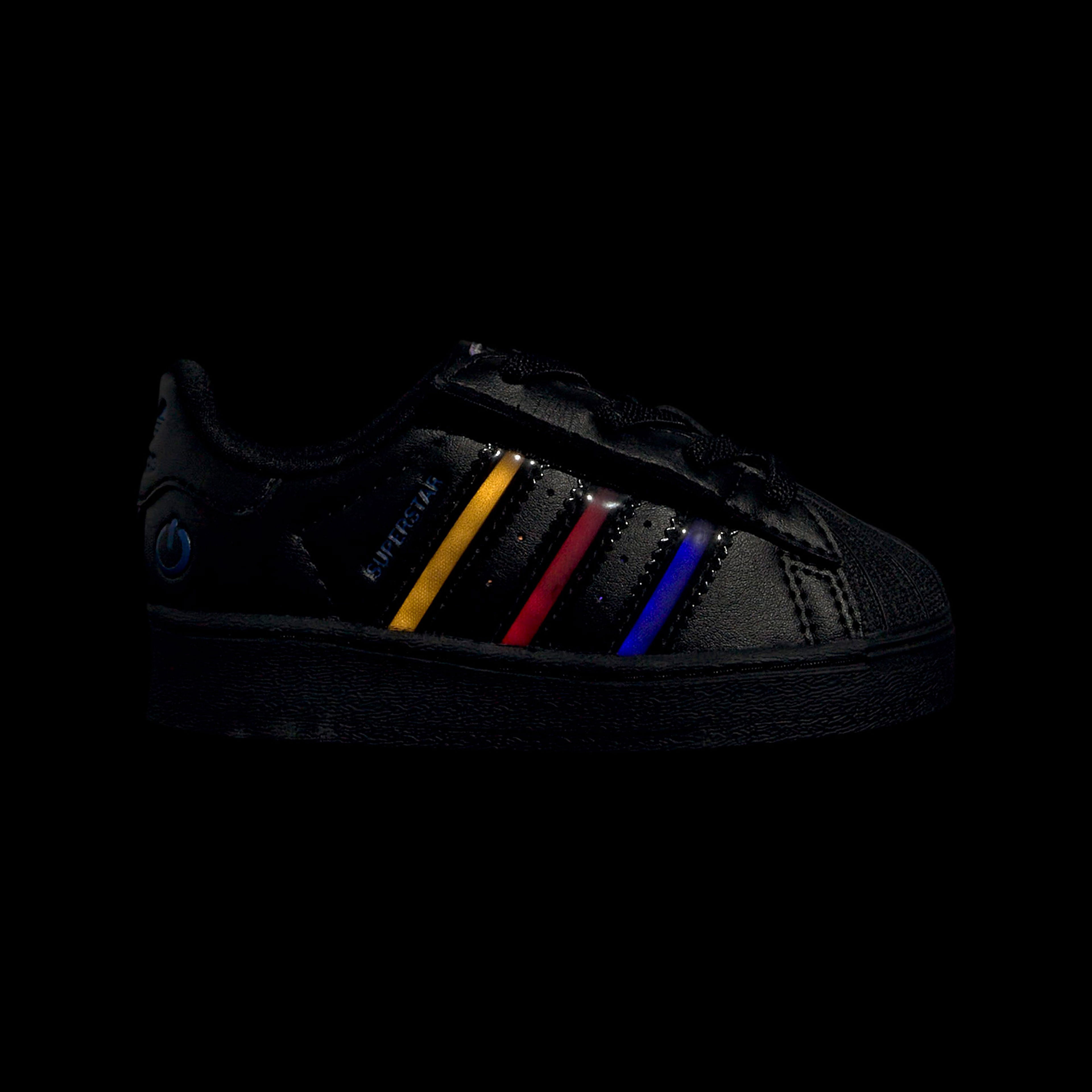adidas Superstar Led Lights Cf El I Çocuk Siyah Spor Ayakkabı
