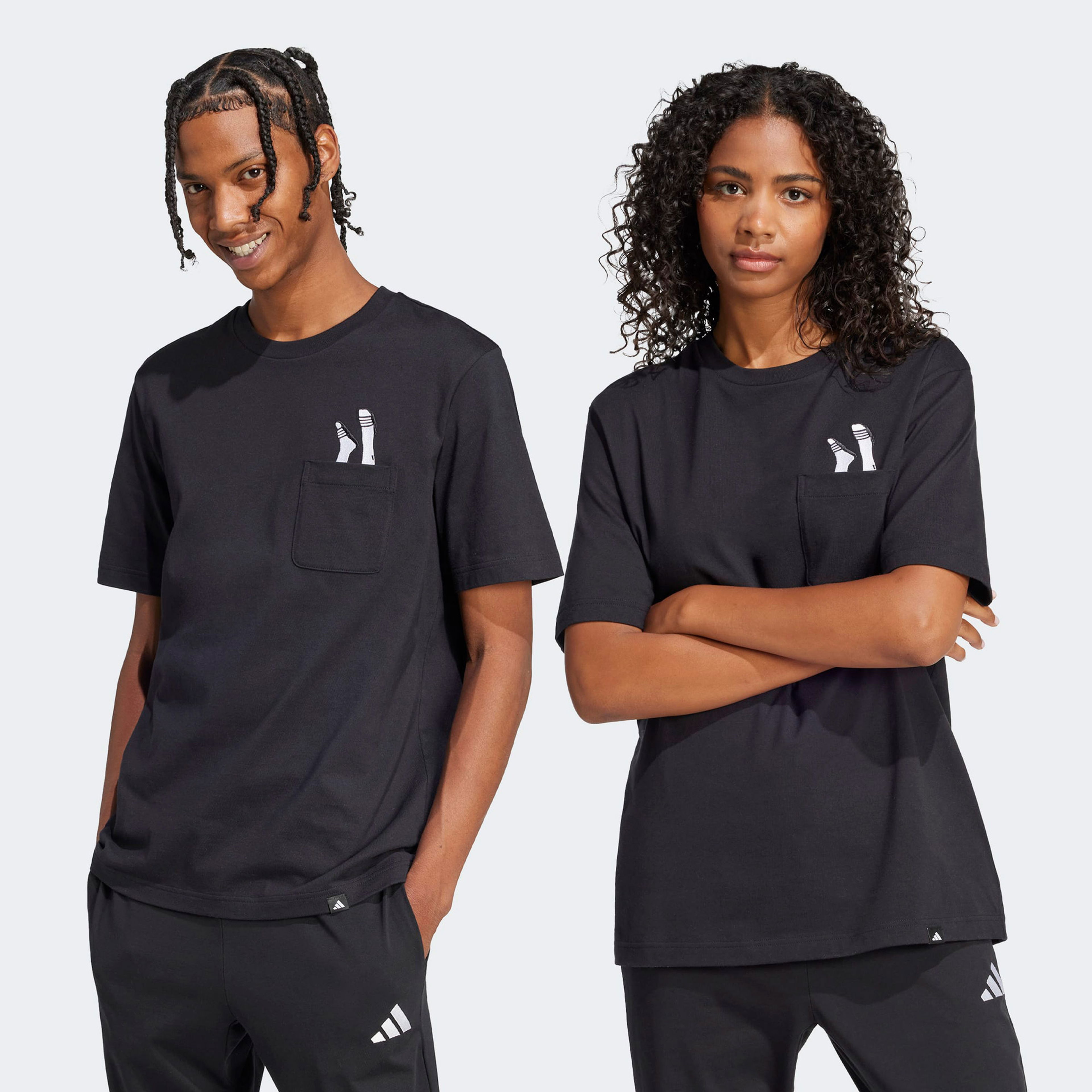 adidas Slide Erkek Siyah T-Shirt