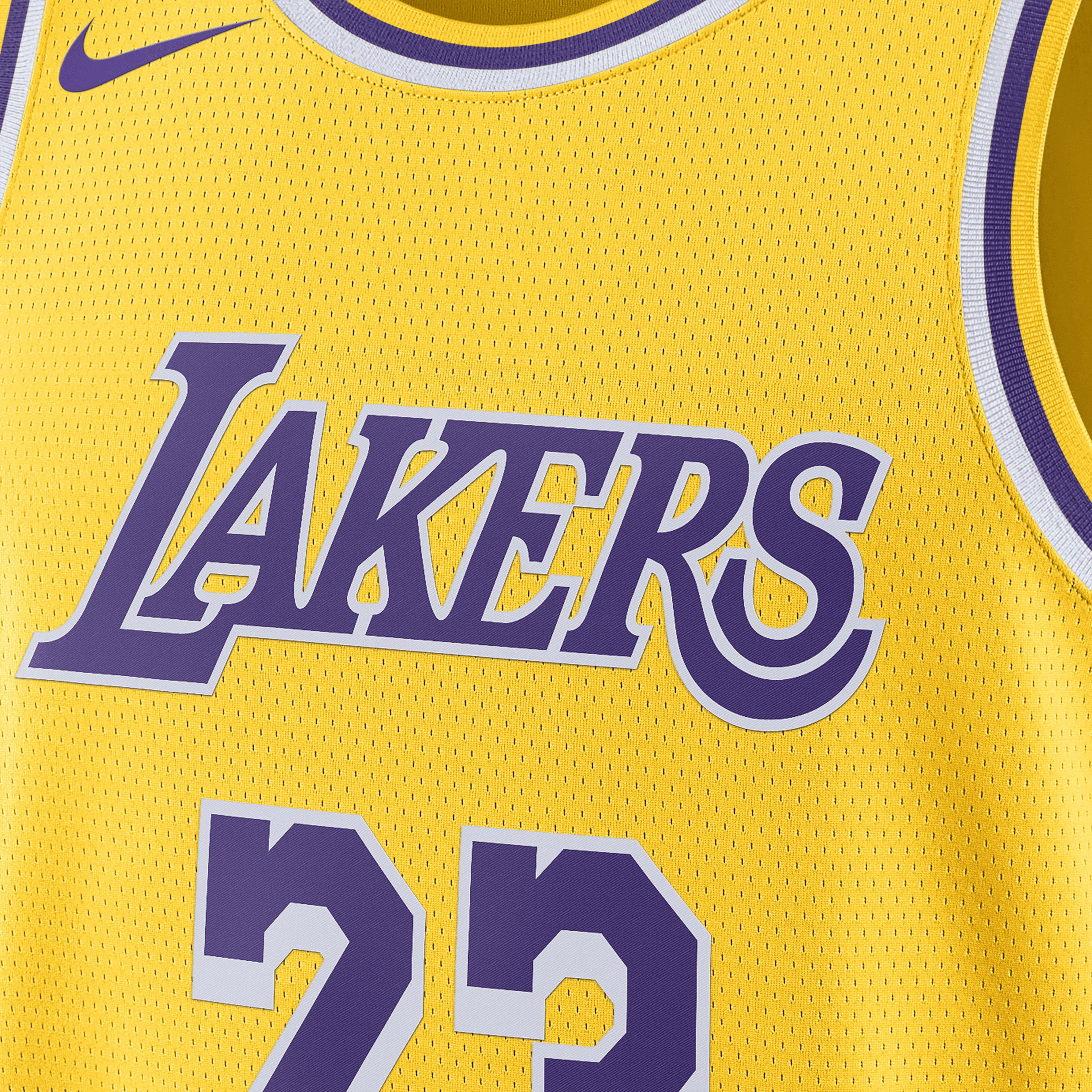 Nike Los Angeles Lakers Icon Erkek Sarı Basketbol Forması