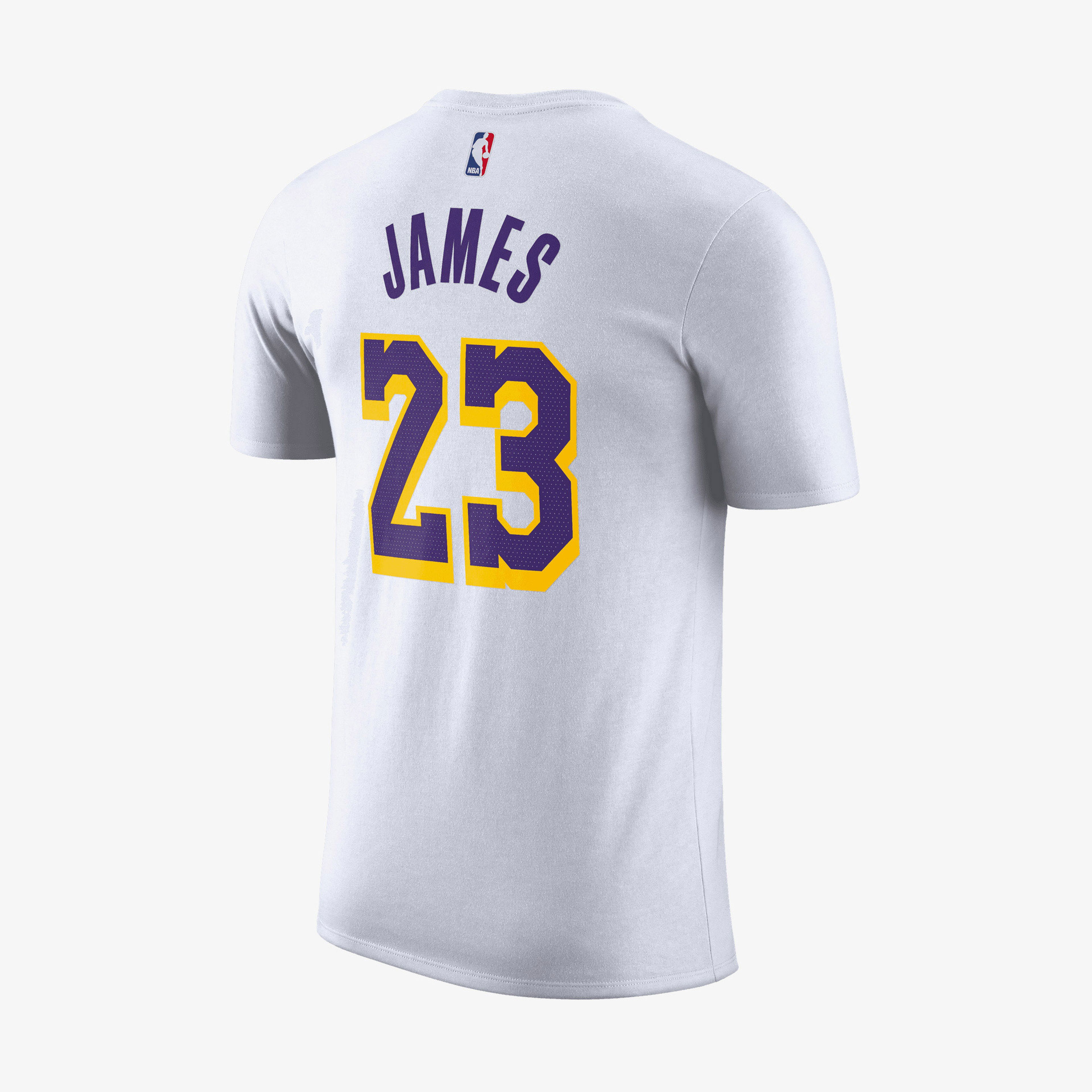 Nike Los Angeles Lakers Edition Erkek Beyaz T-Shirt