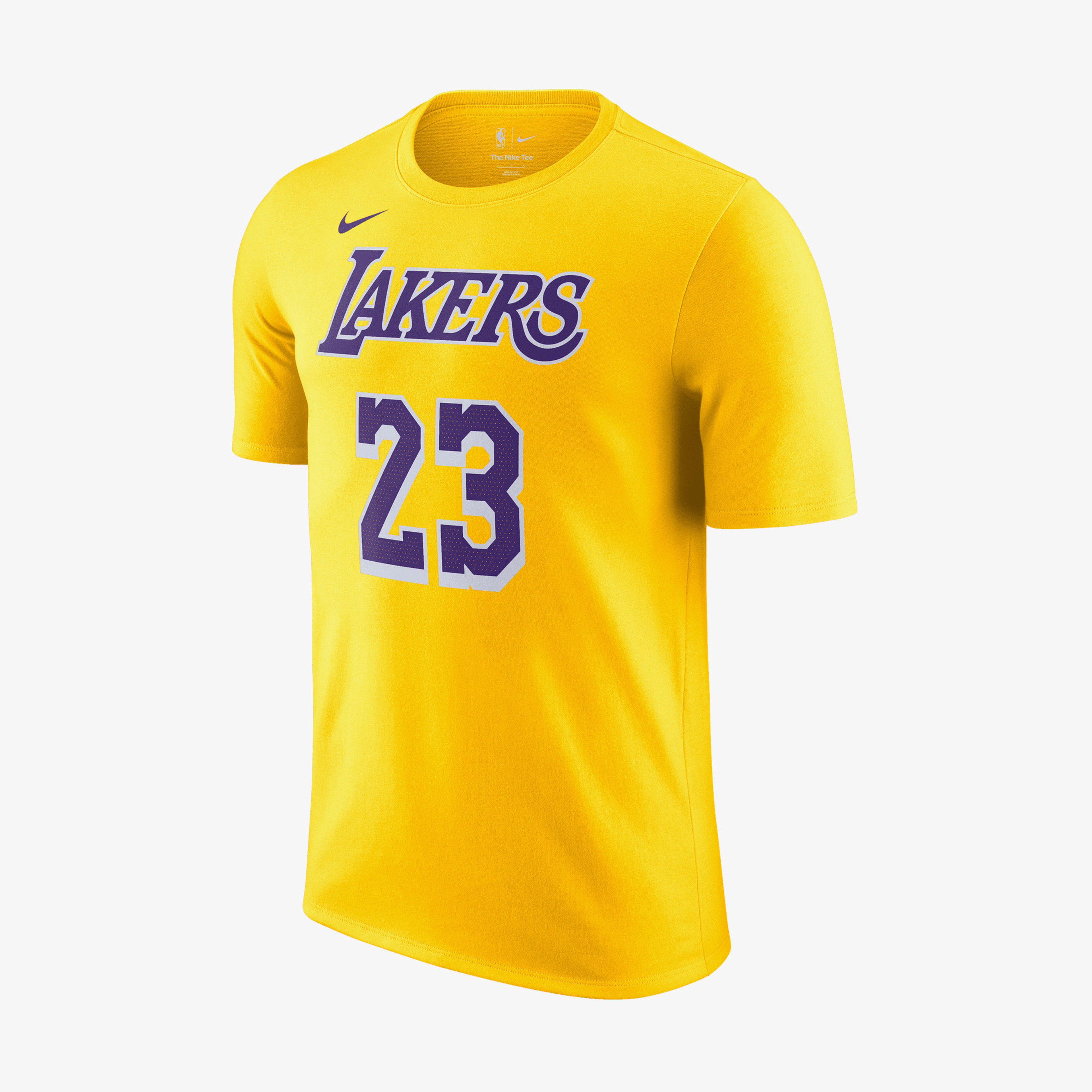 Nike Los Angeles Lakers Edition Erkek Sarı T-Shirt