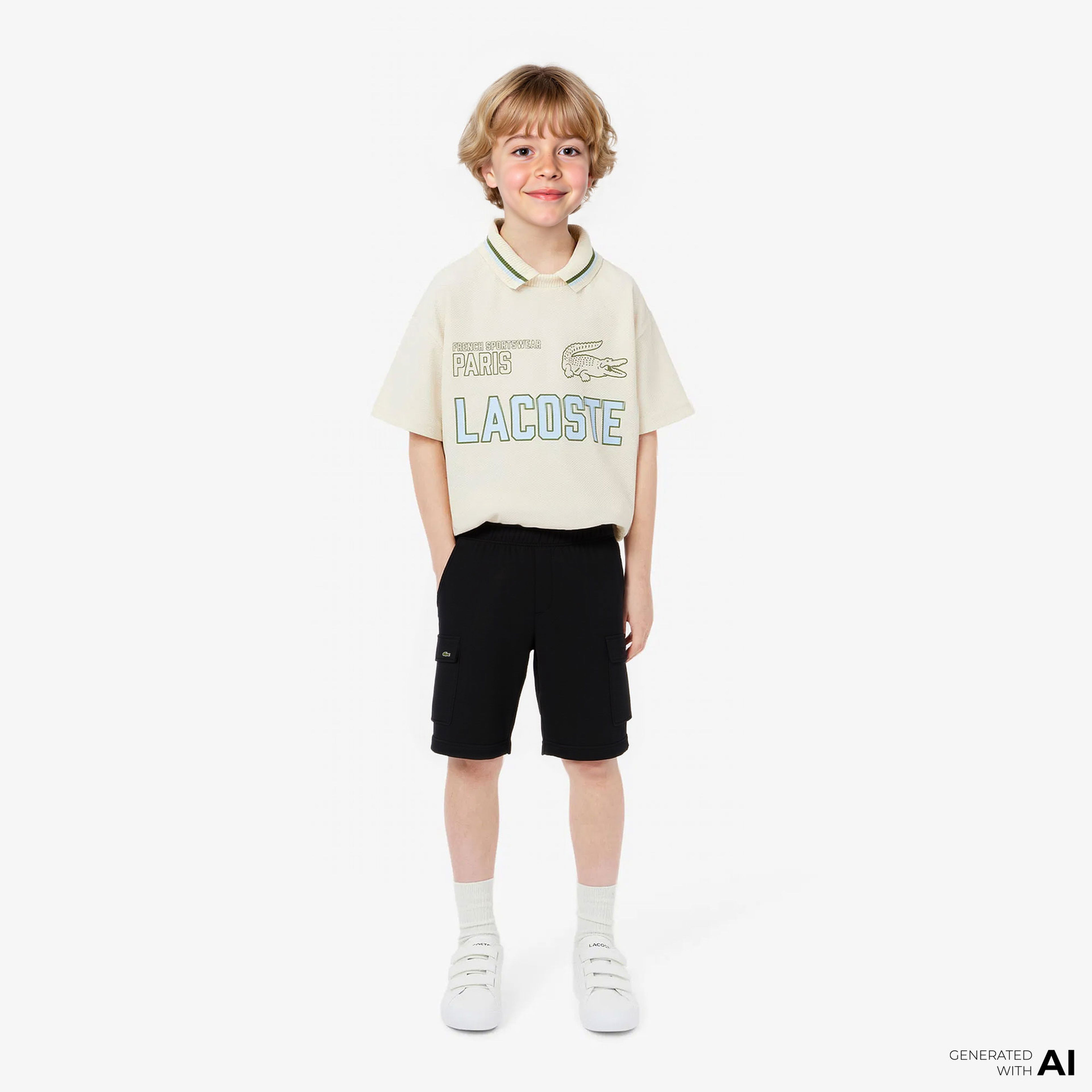 Lacoste Classic Çocuk Siyah Şort