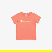 Champion Script Logo Jersey Çocuk Kırmızı T-Shirt