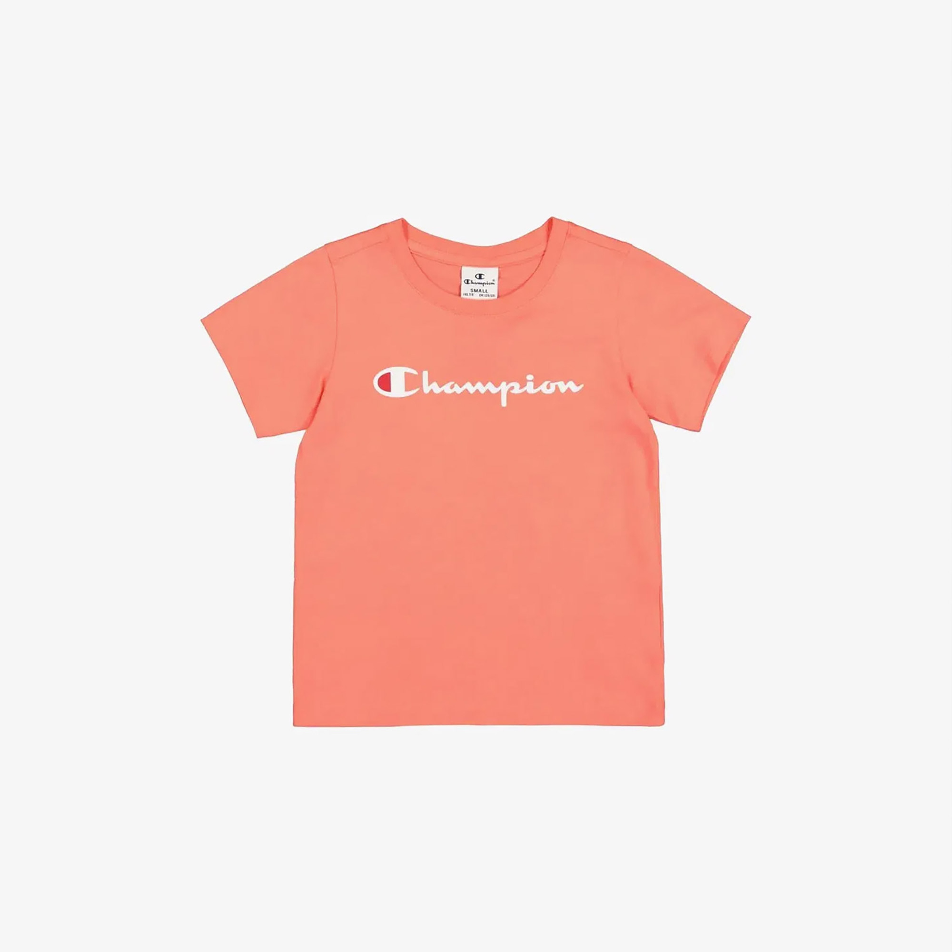 Champion Script Logo Jersey Çocuk Kırmızı T-Shirt