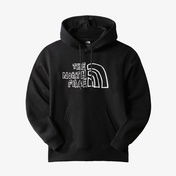 The North Face Baskılı Siyah Erkek Hoodie