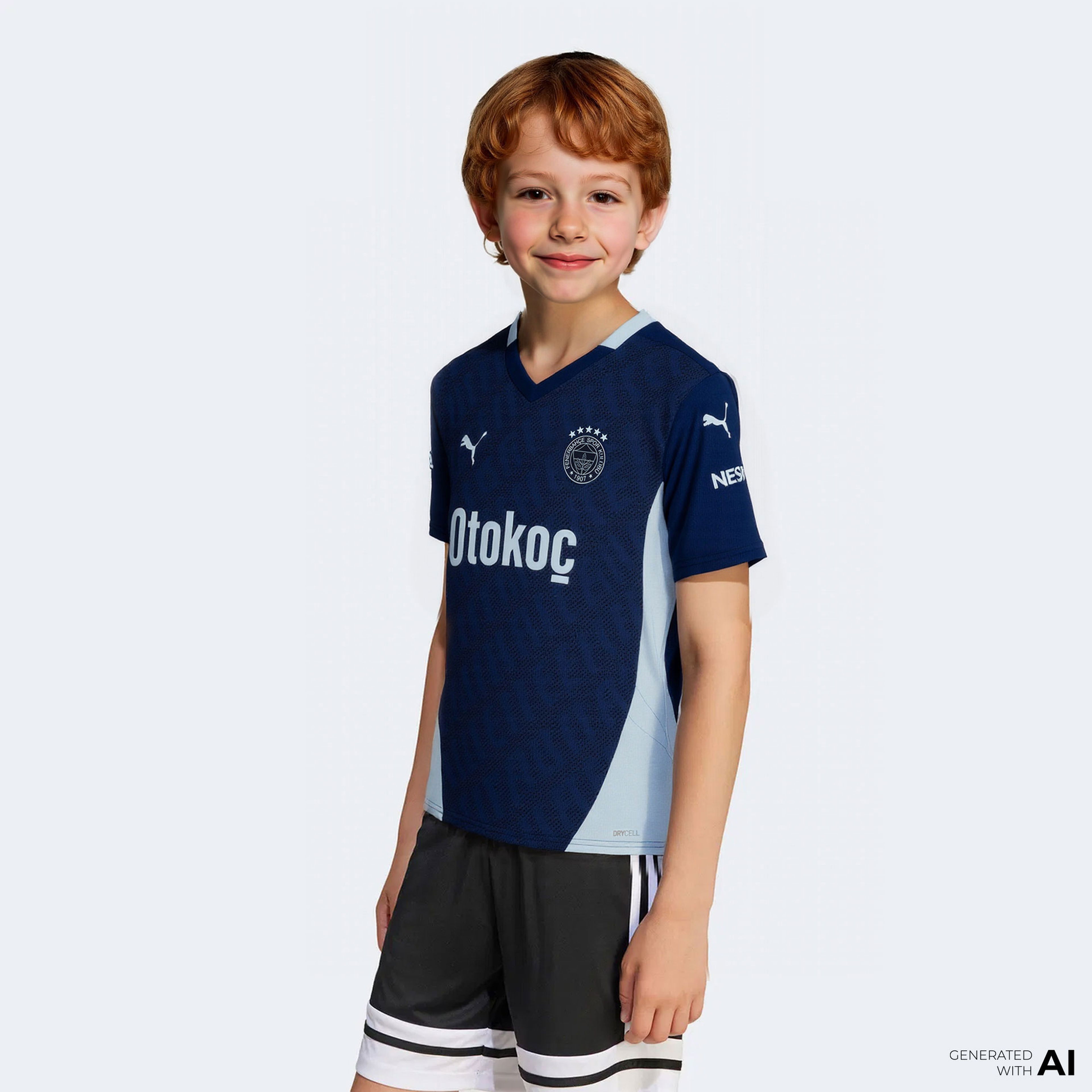 Puma Fenerbahçe Sk Alternatif Çocuk Mavi Forma
