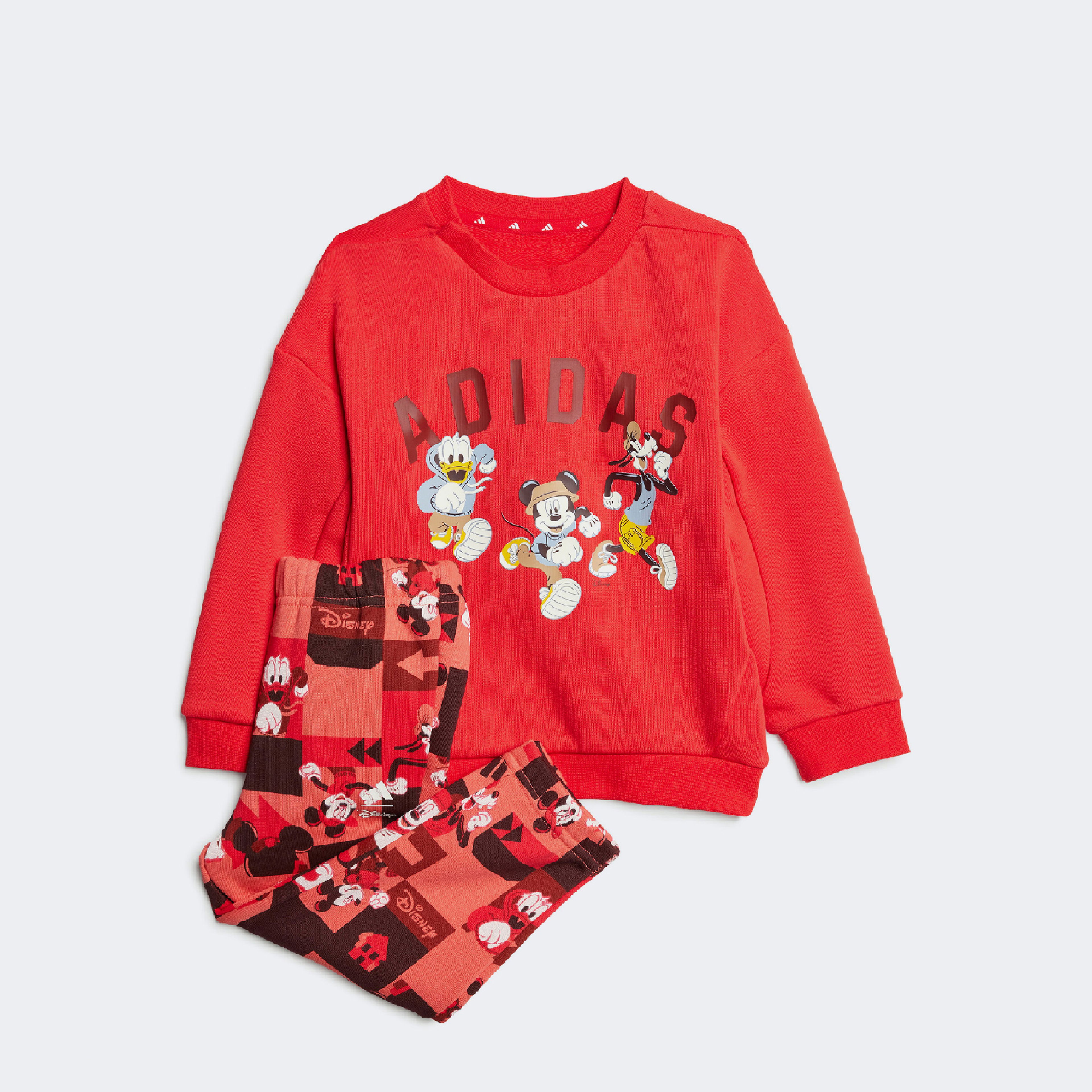 adidas X Disney Mickey Mouse Bebek Kırmızı Eşofman Takımı